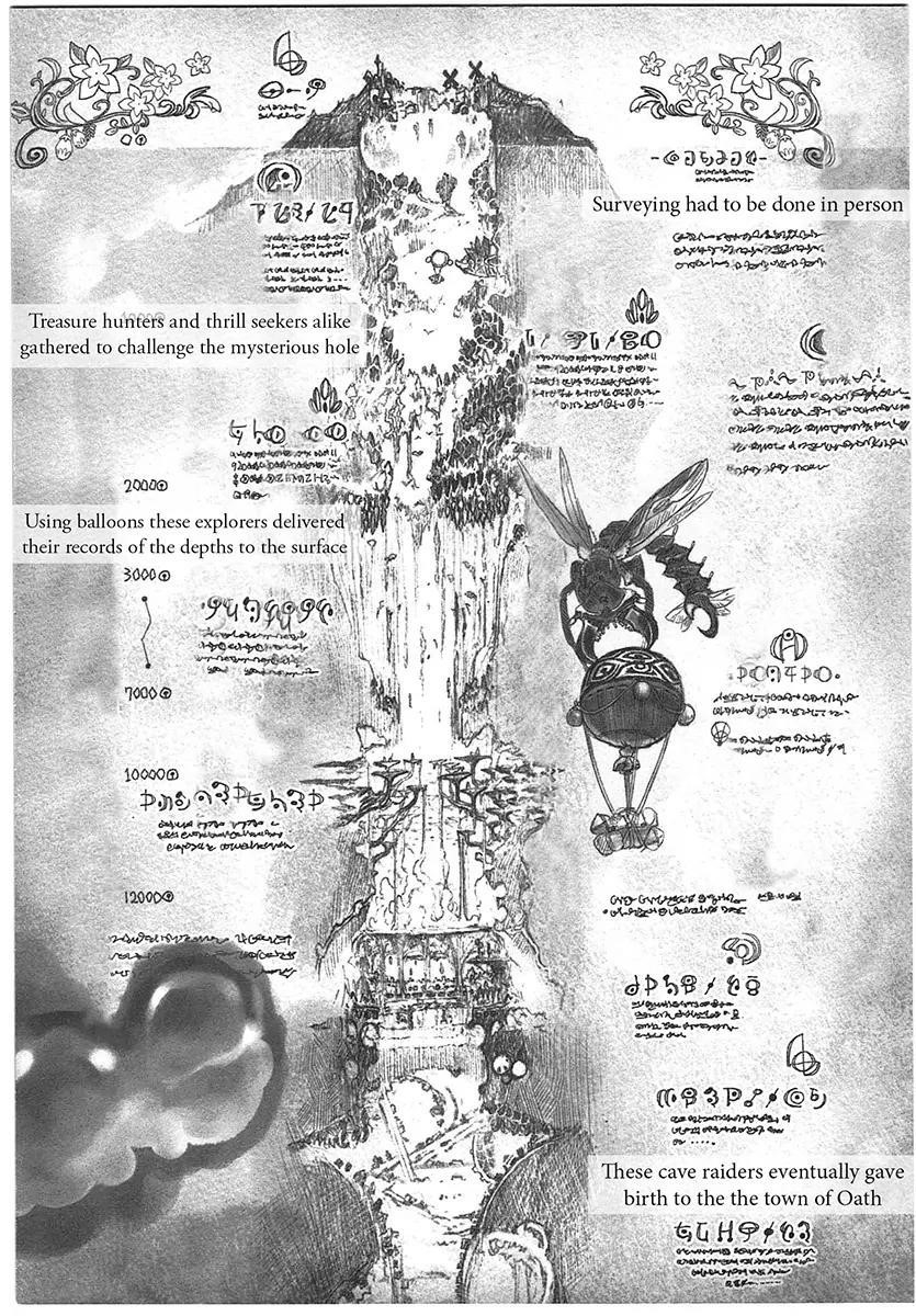 Made in Abyss Manga Chapter 1 page 13 - Orth: The City of the Great Pit