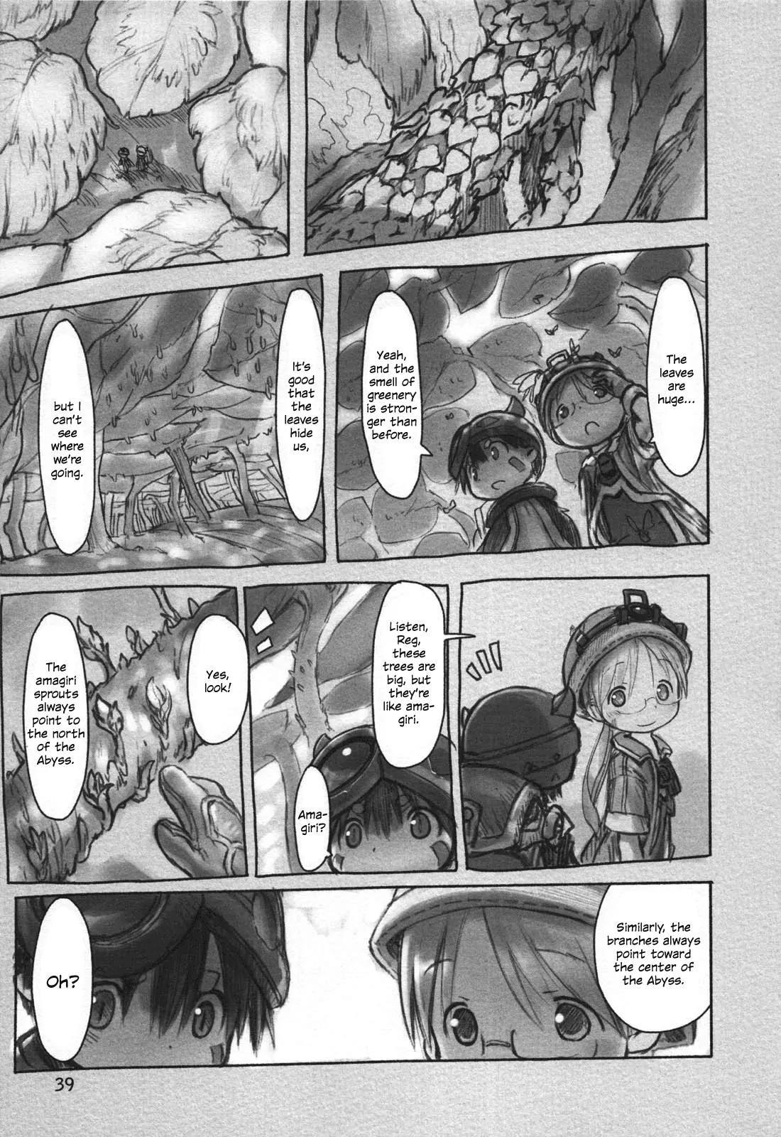 Made in Abyss Manga Chapter 10 page 15 - The Depths' Second Layer: The Forest of Temptation
