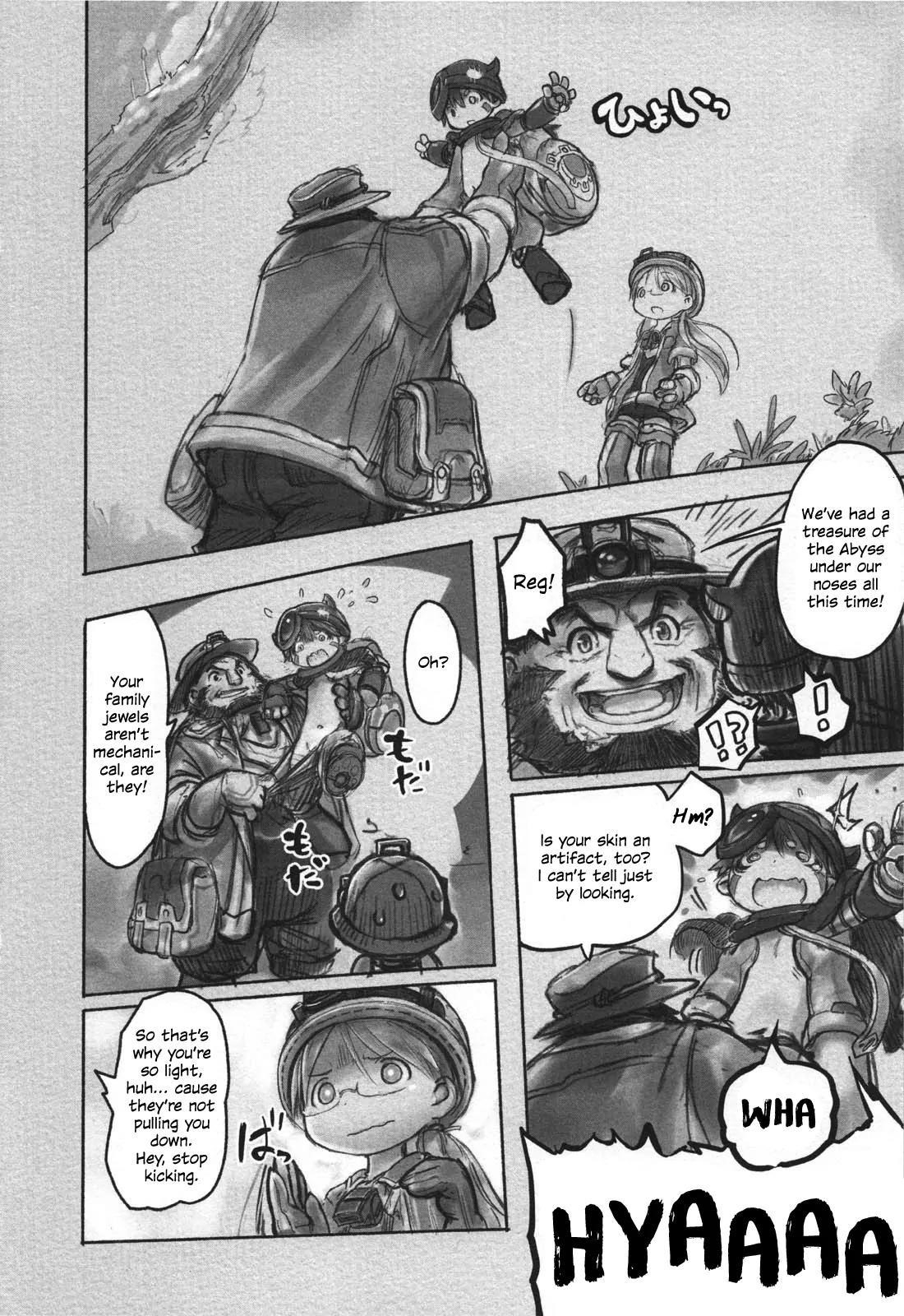 Made in Abyss Manga Chapter 10 page 2 - The Depths' Second Layer: The Forest of Temptation