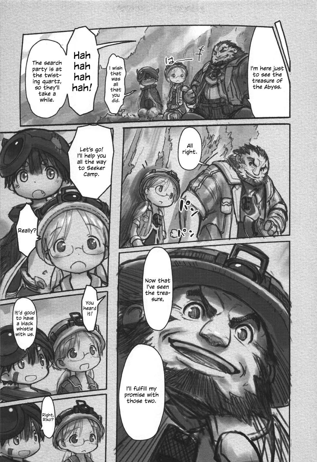 Made in Abyss Manga Chapter 10 page 5 - The Depths' Second Layer: The Forest of Temptation