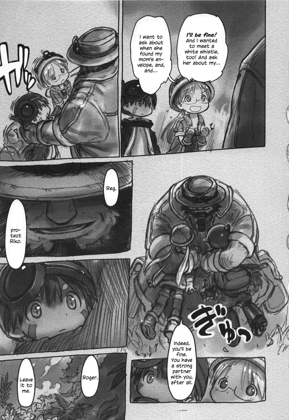 Made in Abyss Manga Chapter 10 page 9 - The Depths' Second Layer: The Forest of Temptation