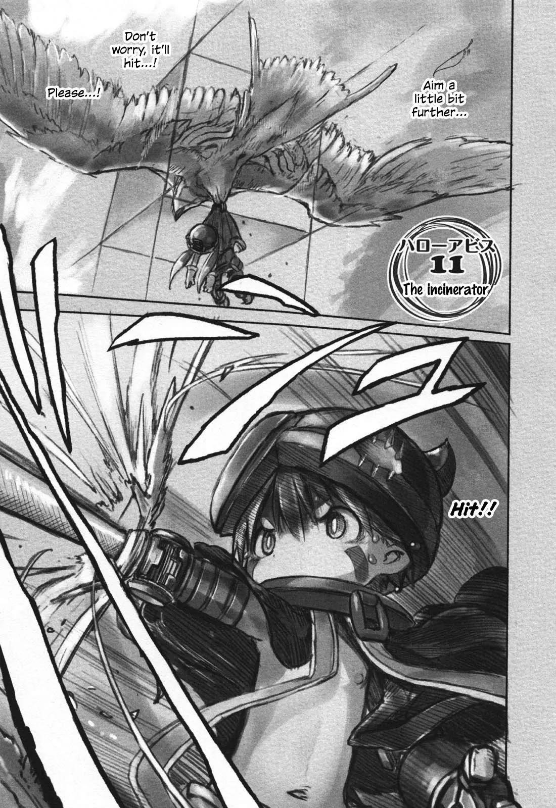 Made in Abyss Manga Chapter 11 page 1 - Incinerator