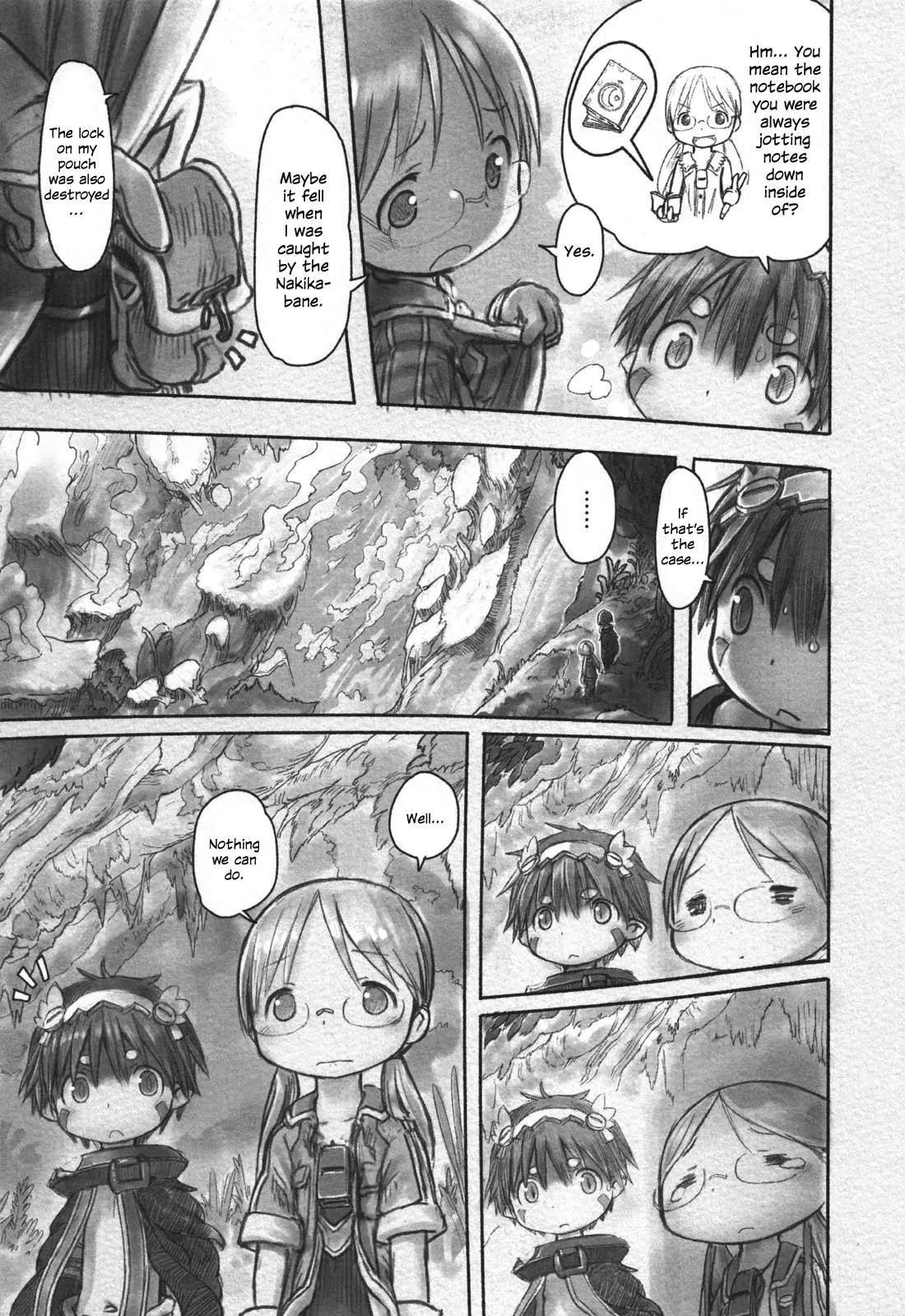 Made in Abyss Manga Chapter 12 page 3 - Lowest Area of the Depths' Second Layer: The Inverted Forest