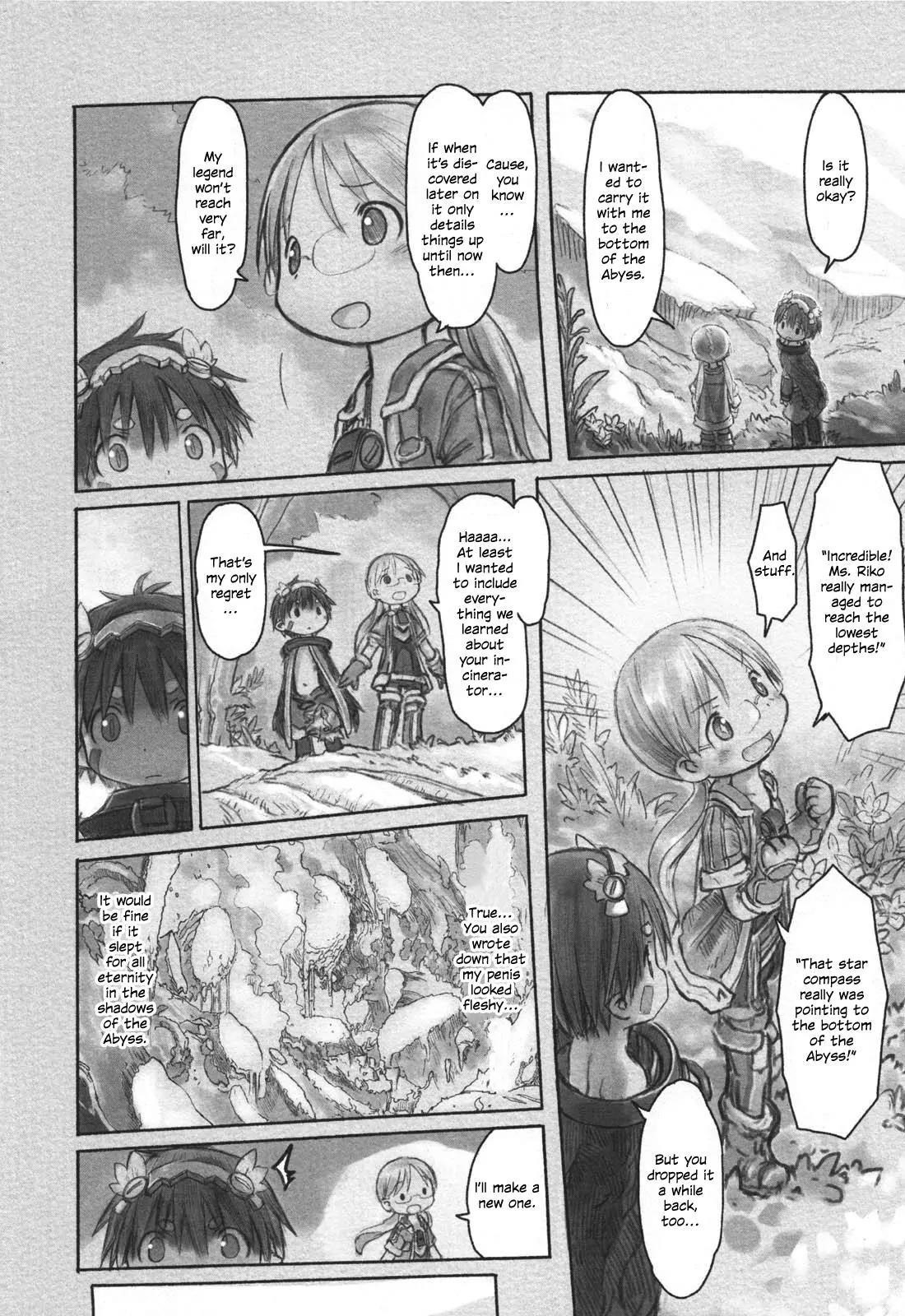 Made in Abyss Manga Chapter 12 page 4 - Lowest Area of the Depths' Second Layer: The Inverted Forest