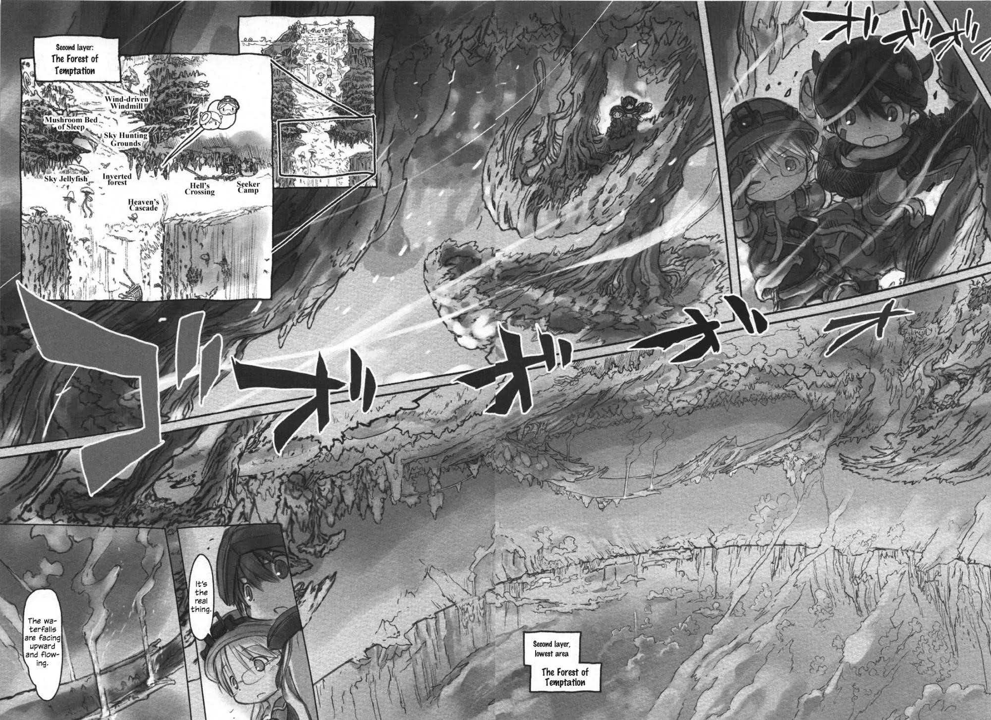 Made in Abyss Manga Chapter 12 page 8 - Lowest Area of the Depths' Second Layer: The Inverted Forest