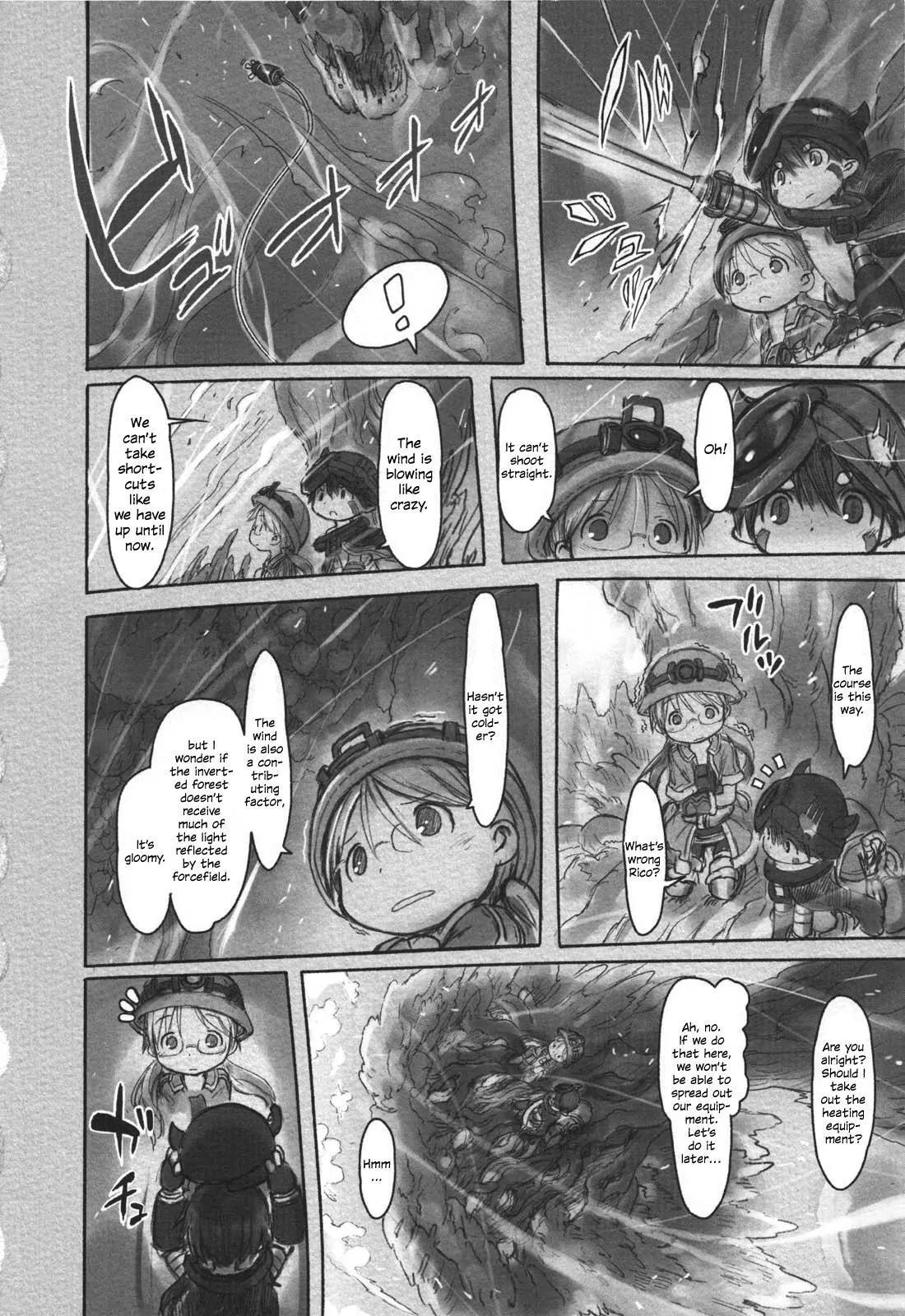 Made in Abyss Manga Chapter 12 page 9 - Lowest Area of the Depths' Second Layer: The Inverted Forest