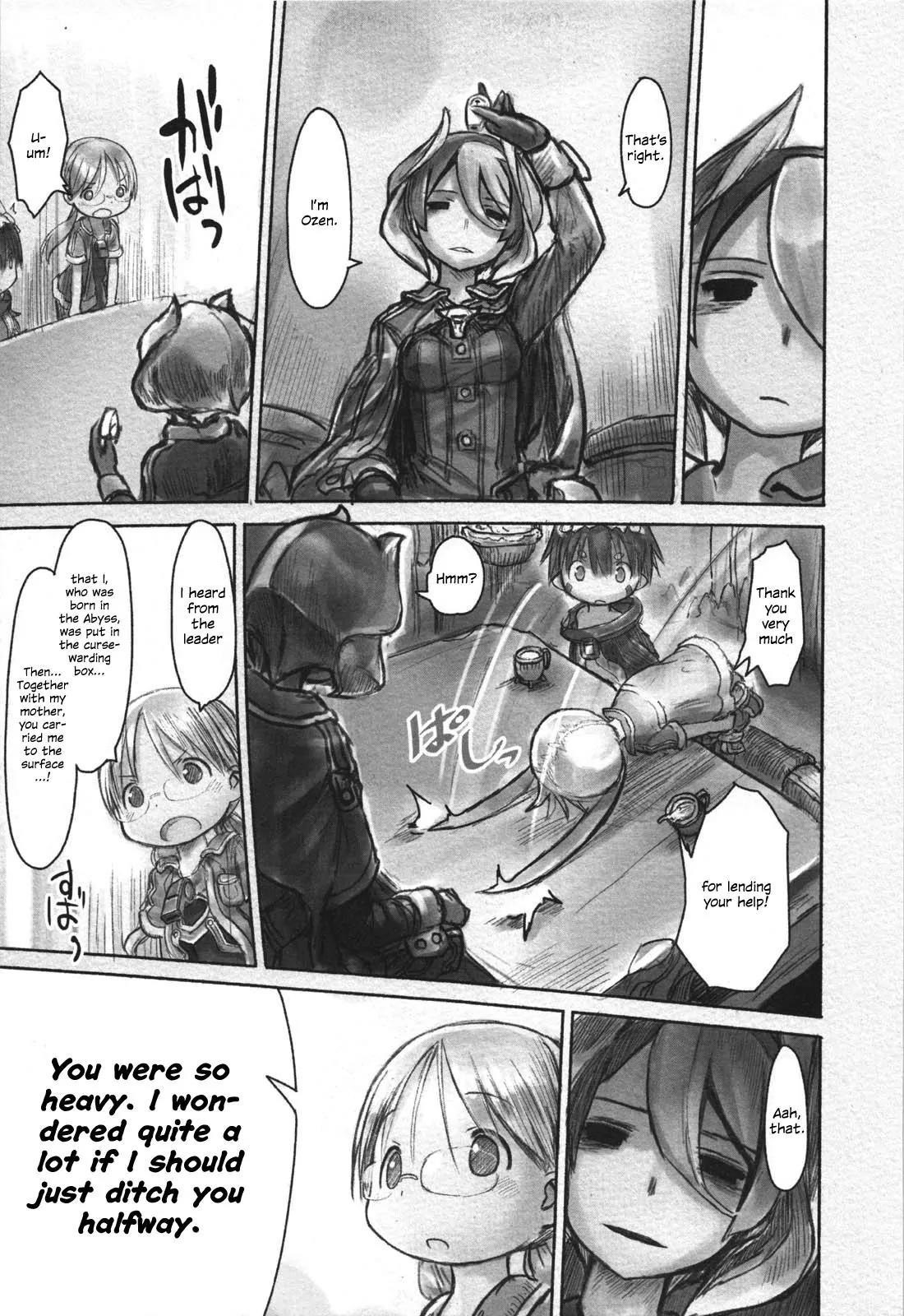 Made in Abyss Manga Chapter 13 page 5 - Seeker Camp