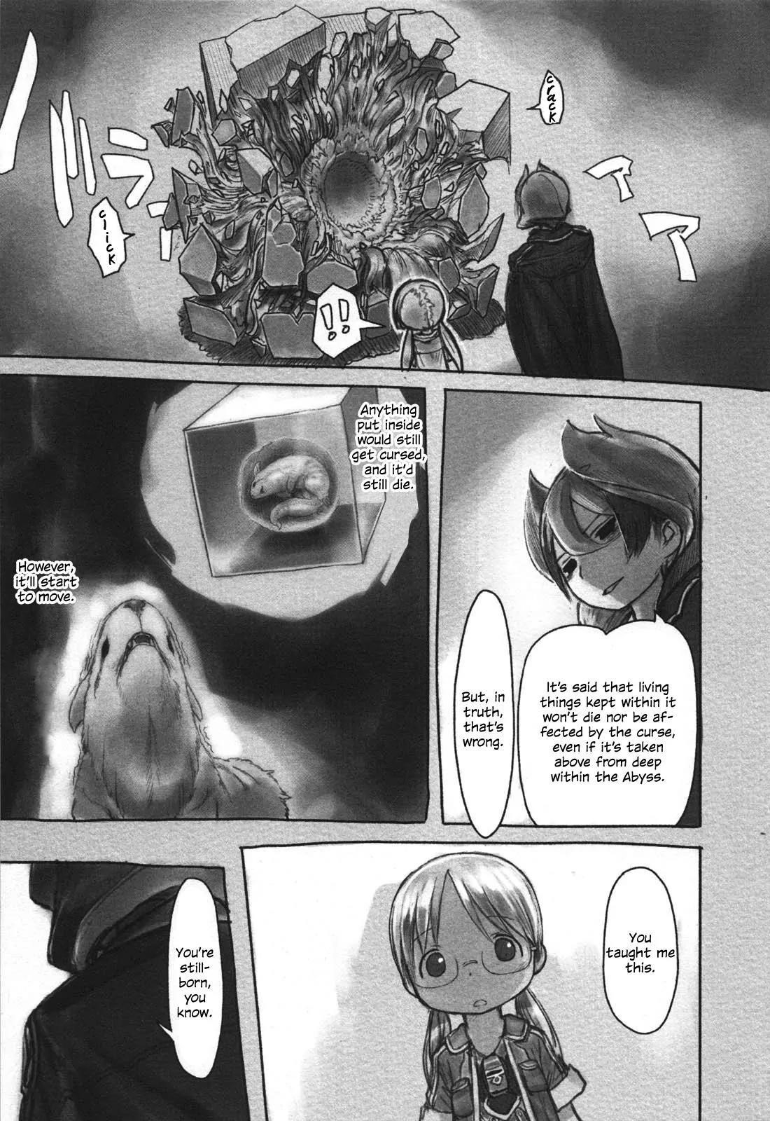 Made in Abyss Manga Chapter 14 page 13 - The Curse-Repelling Vessel