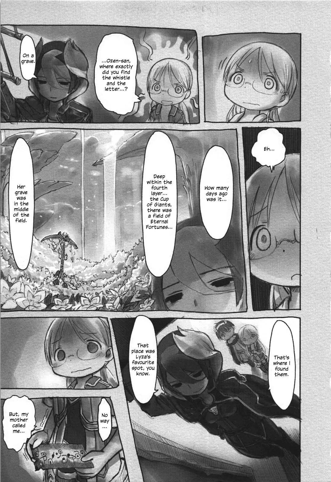 Made in Abyss Manga Chapter 14 page 7 - The Curse-Repelling Vessel