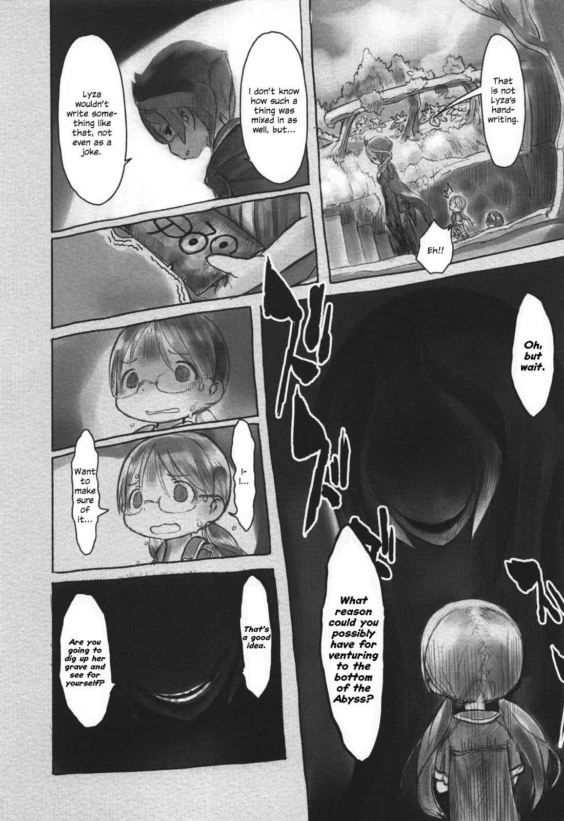 Made in Abyss Manga Chapter 14 page 8 - The Curse-Repelling Vessel