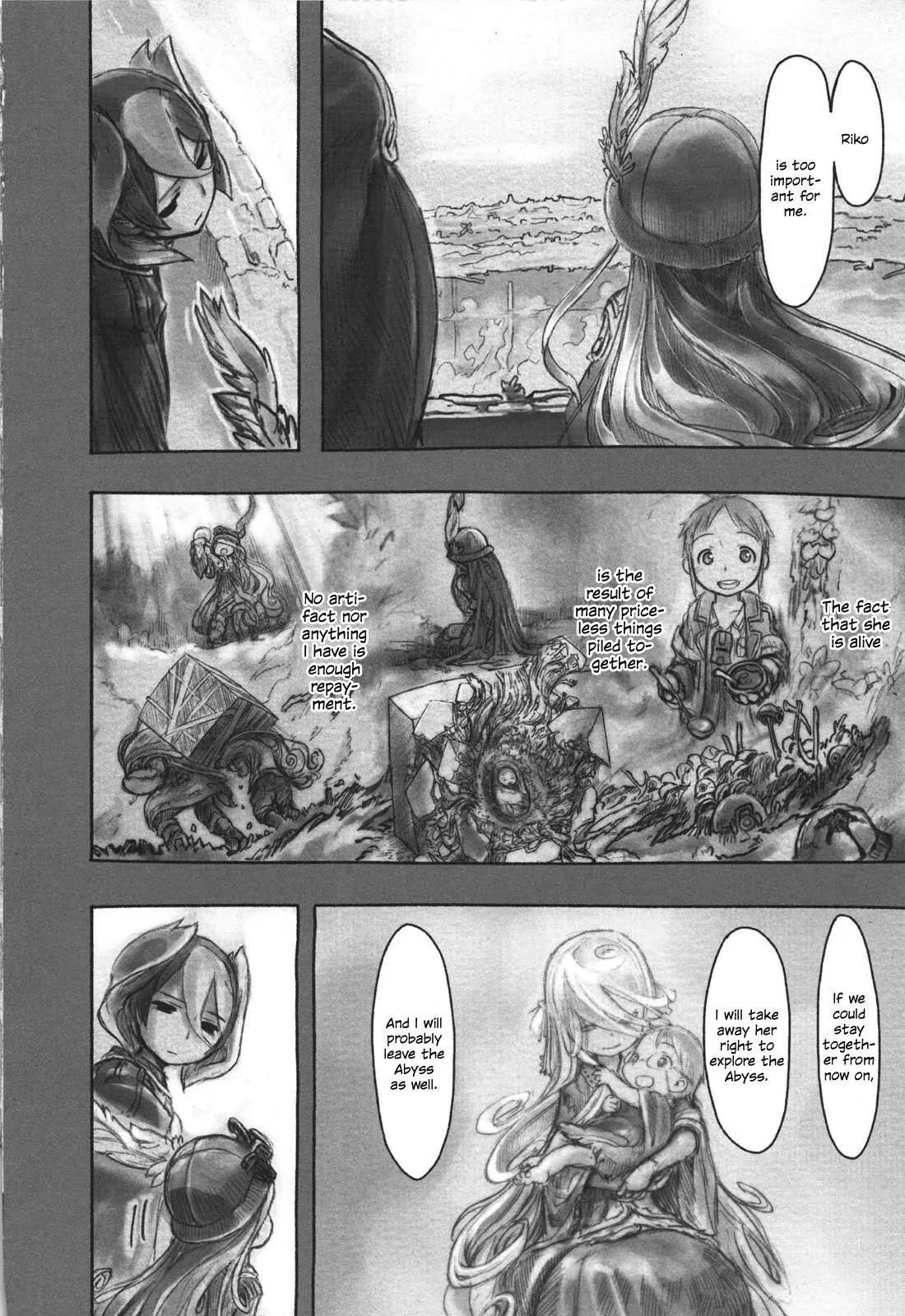 Made in Abyss Manga Chapter 16 page 14 - A Vile Mentoring Method