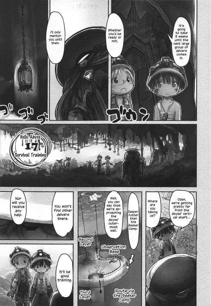 Made in Abyss Manga Chapter 17 page 2 - Survival Training