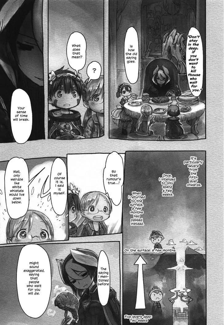 Made in Abyss Manga Chapter 17 page 8 - Survival Training