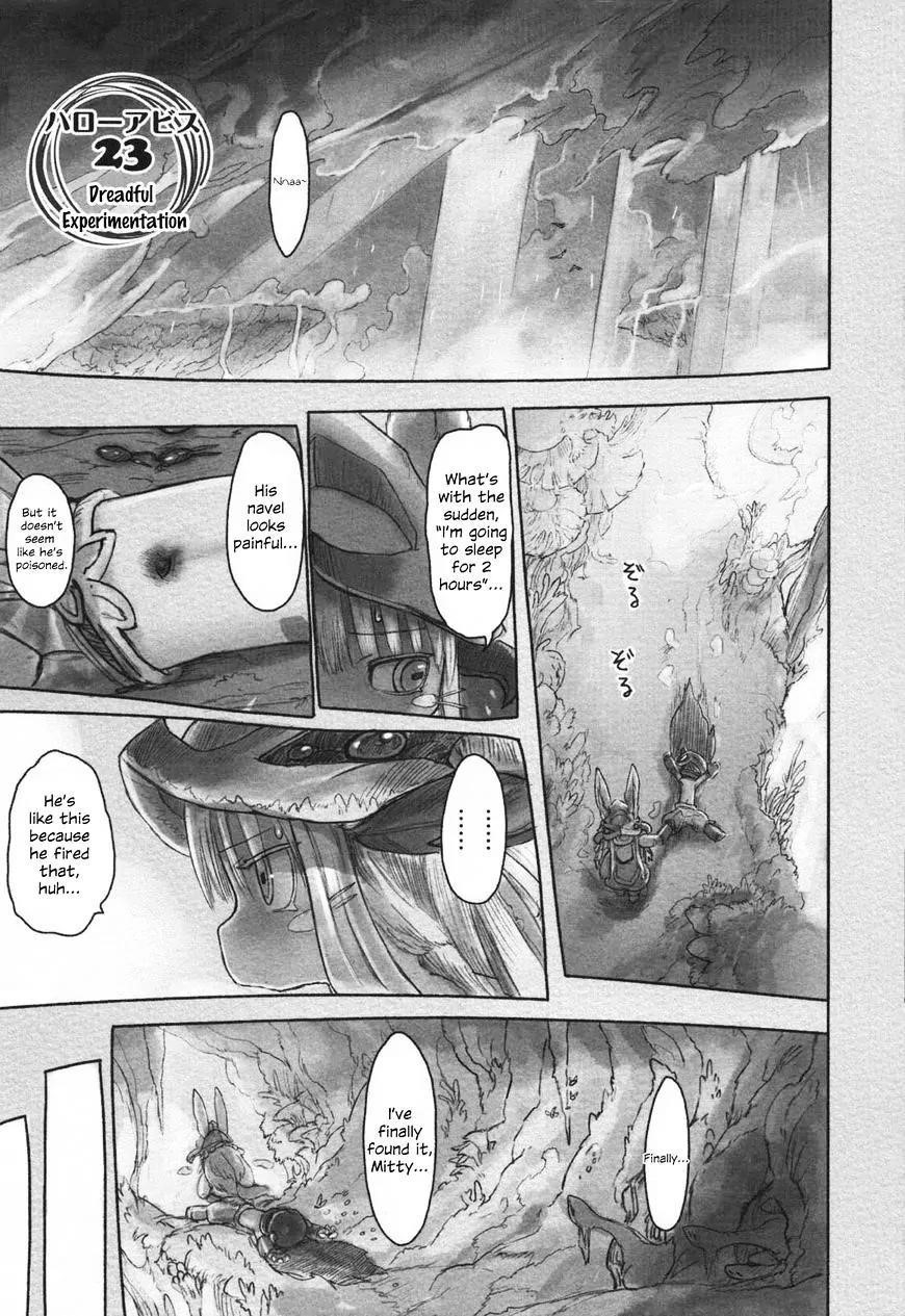 Made in Abyss Manga Chapter 23 page 1 - A Dreadful Experiment