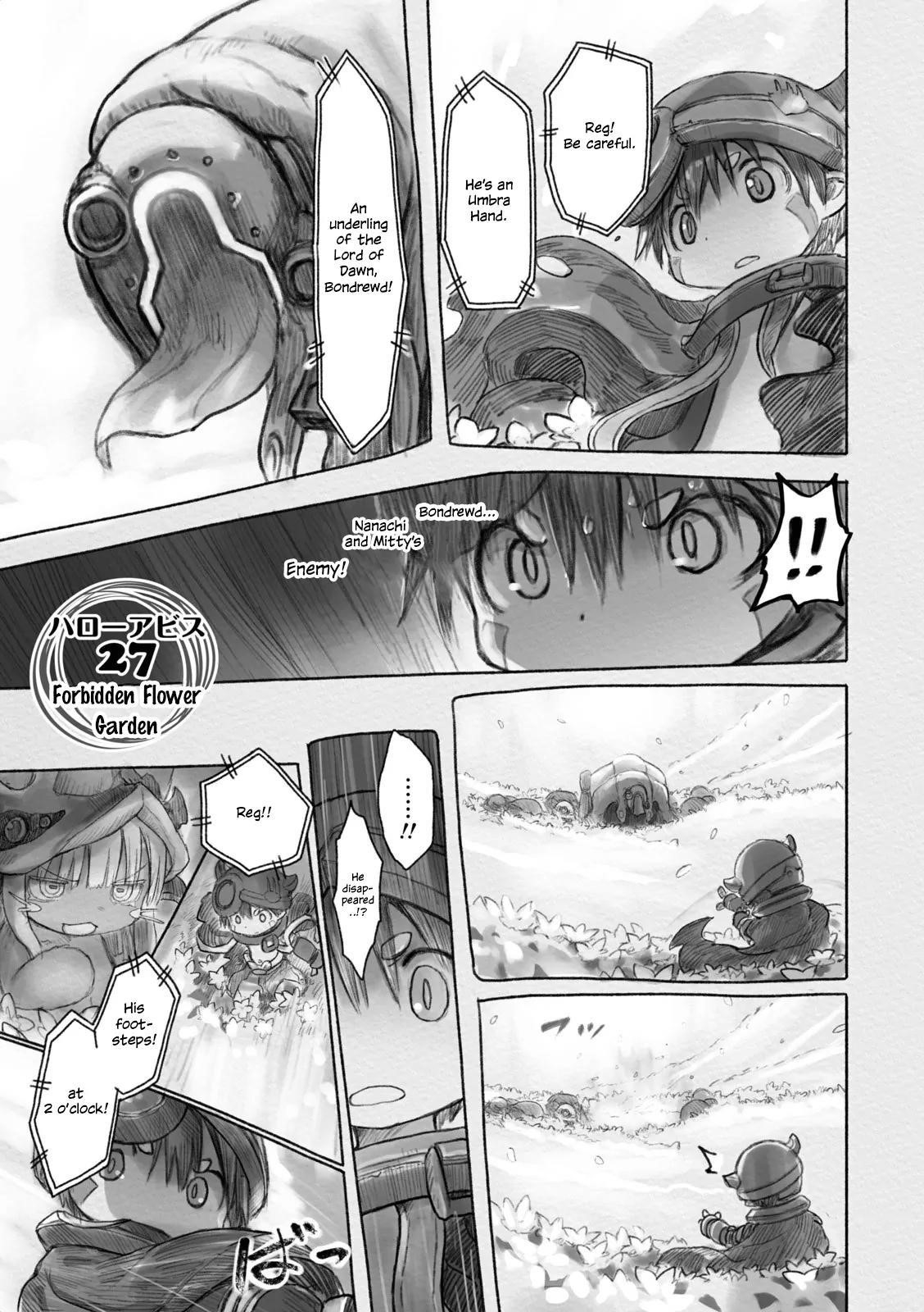 Made in Abyss Manga Chapter 27 page 1 - The Forbidden Field of Flowers