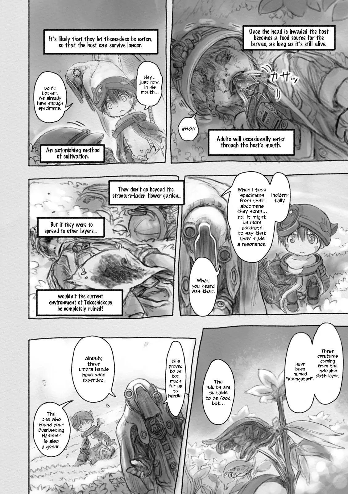 Made in Abyss Manga Chapter 27 page 10 - The Forbidden Field of Flowers