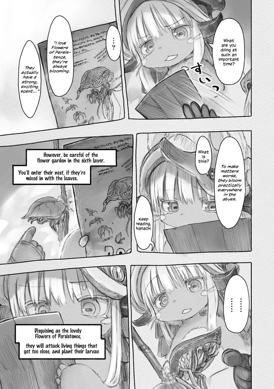 Made in Abyss Manga Chapter 27 page 9 - The Forbidden Field of Flowers