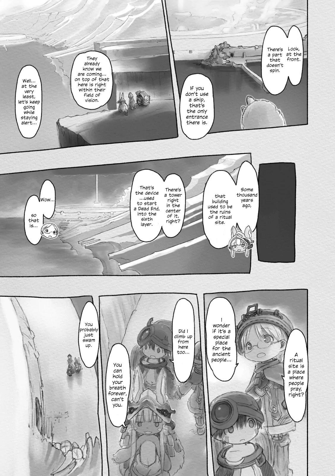 Made in Abyss Manga Chapter 28 page 14 - The Entrance to the Sixth Layer