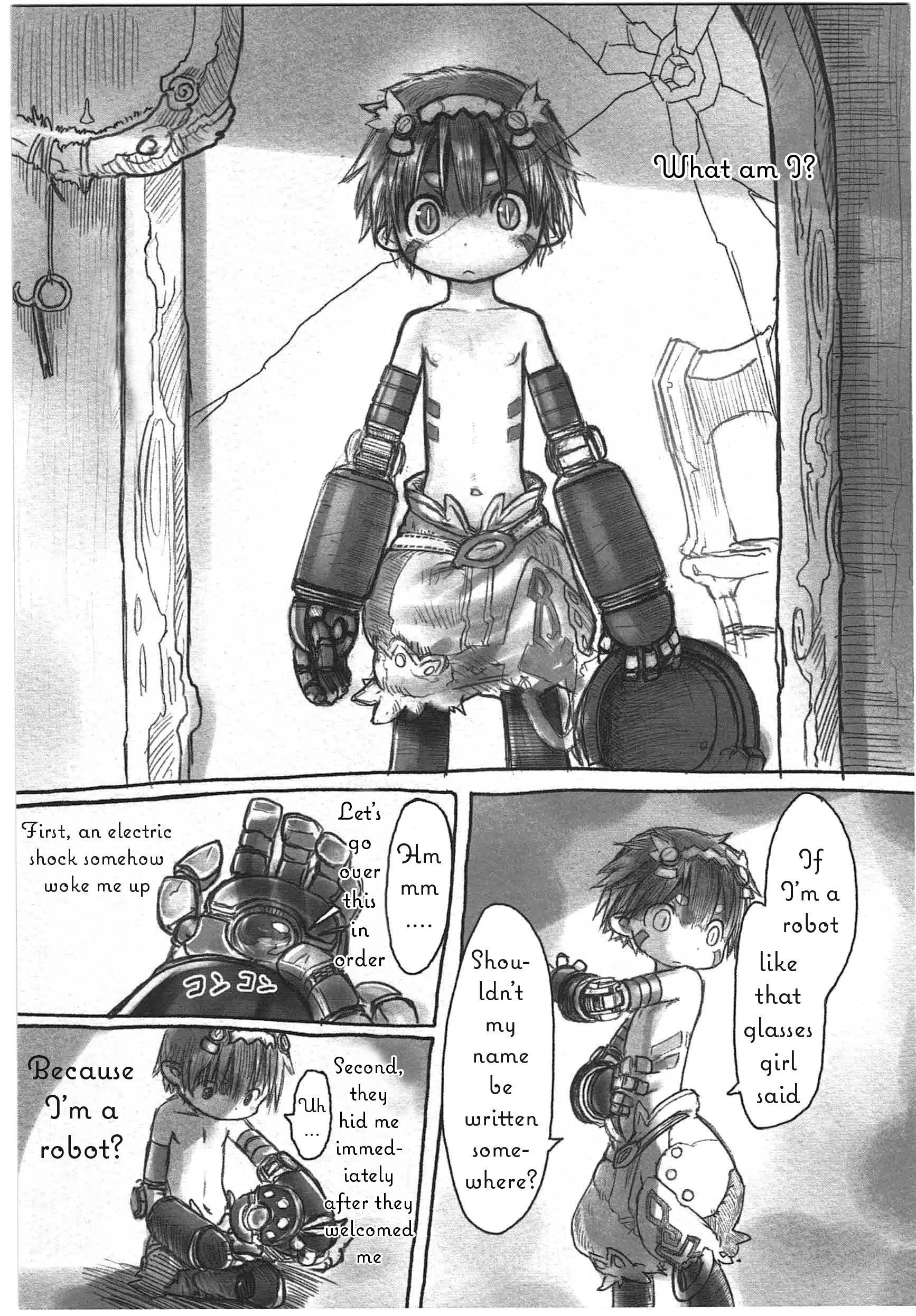 Made in Abyss Manga Chapter 3 page 12 - Riko's Room: Former Torture Chamber