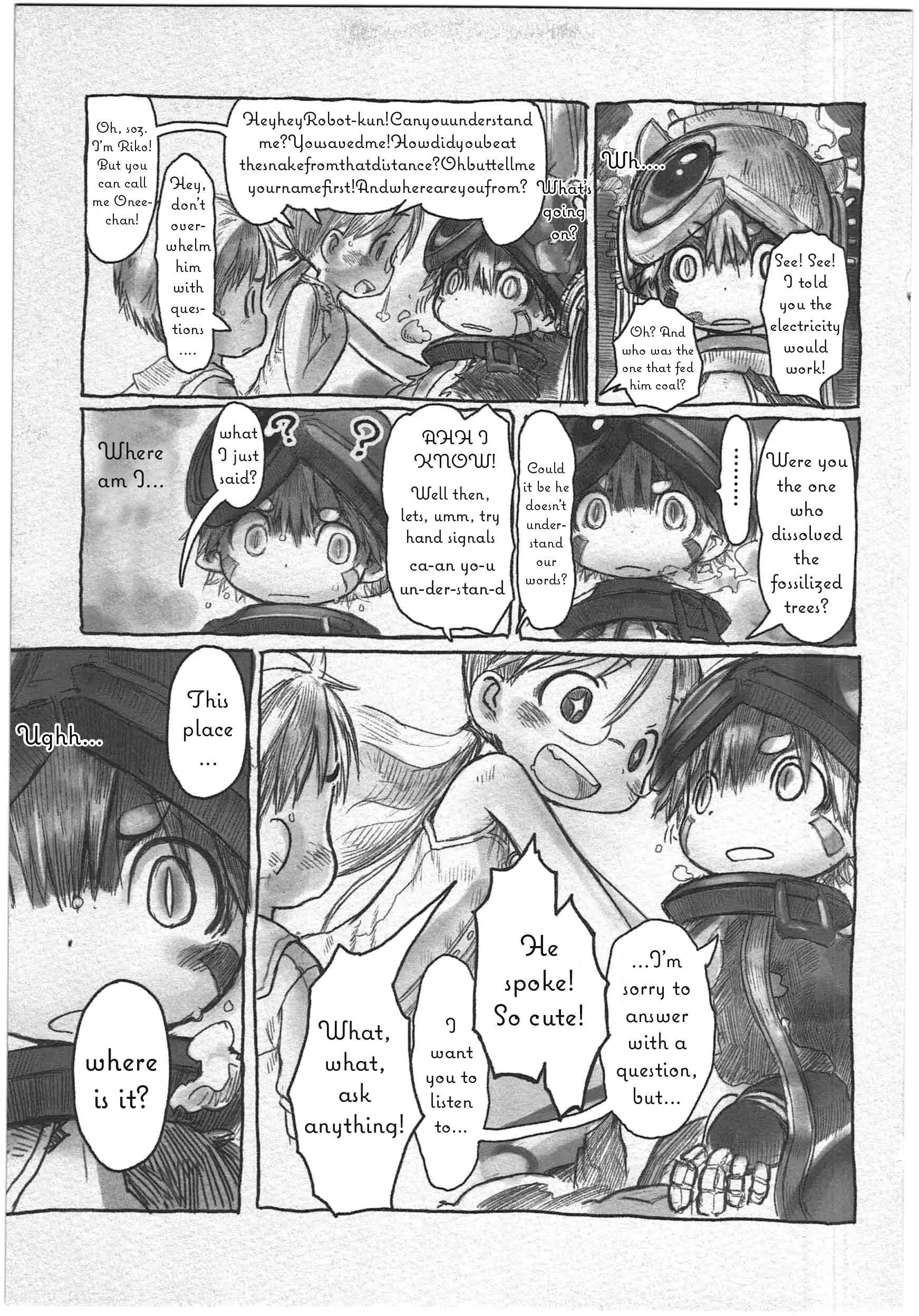 Made in Abyss Manga Chapter 3 page 3 - Riko's Room: Former Torture Chamber