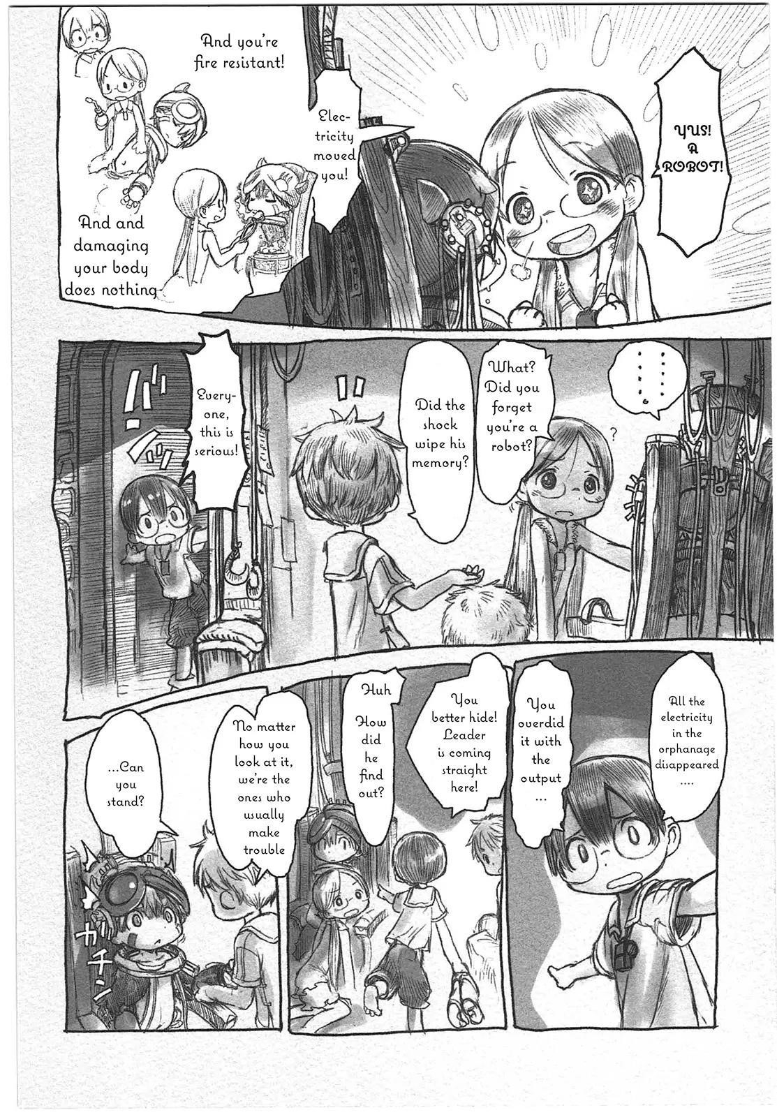 Made in Abyss Manga Chapter 3 page 6 - Riko's Room: Former Torture Chamber