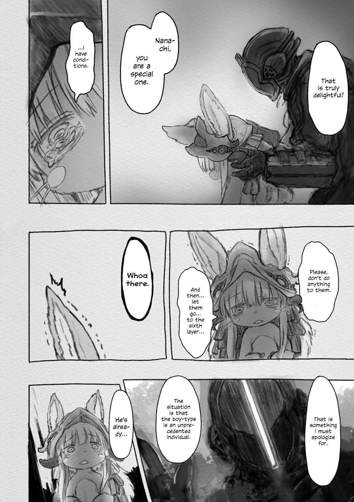 Made in Abyss Manga Chapter 30 page 20 - Unforeseen Peril
