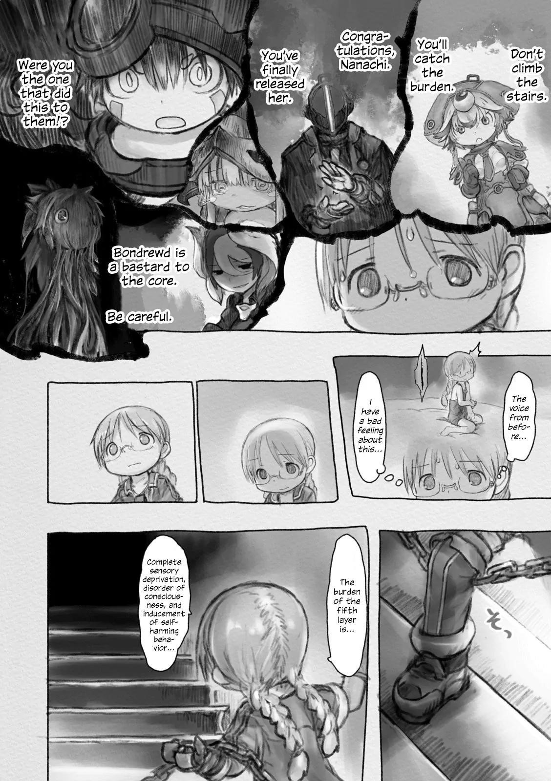 Made in Abyss Manga Chapter 30 page 4 - Unforeseen Peril