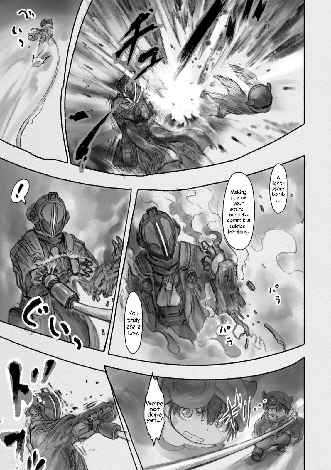 Made in Abyss Manga Chapter 32 page 11 - The End of a Fierce Fight