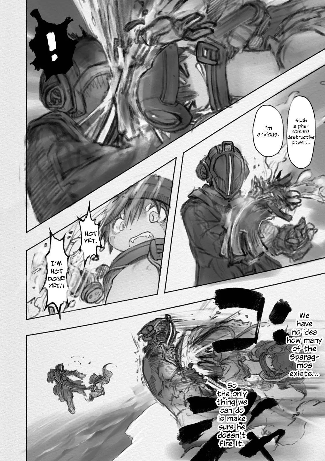 Made in Abyss Manga Chapter 32 page 14 - The End of a Fierce Fight
