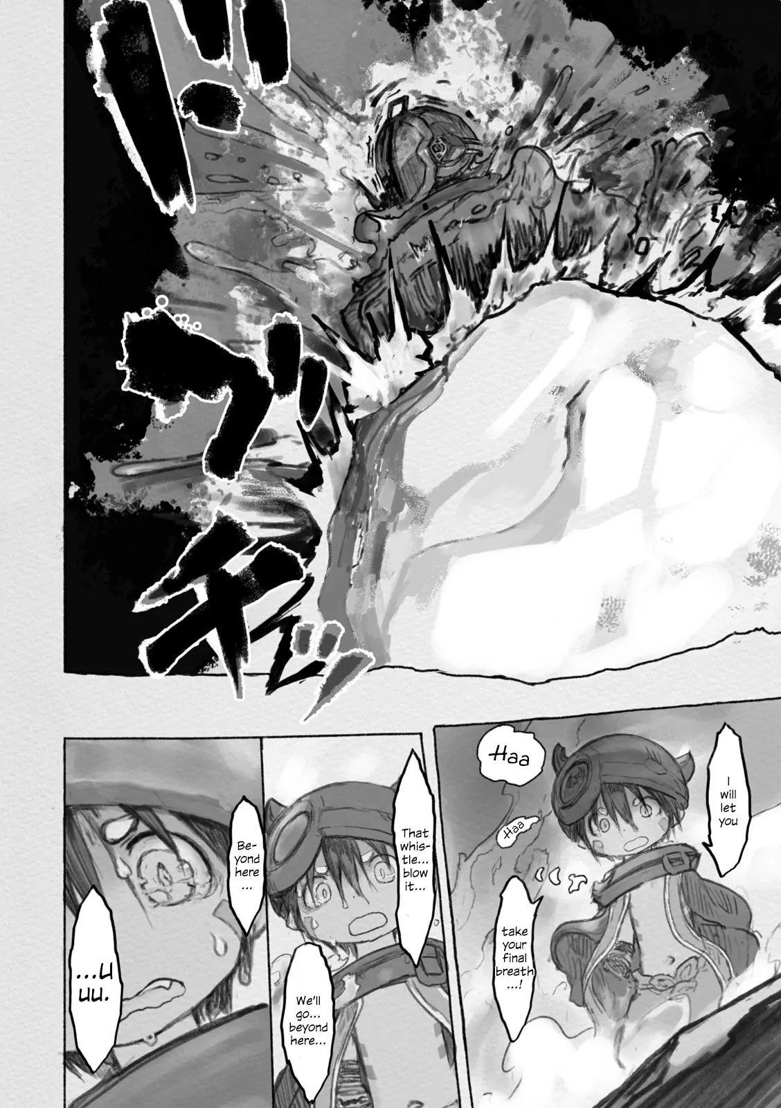 Made in Abyss Manga Chapter 32 page 18 - The End of a Fierce Fight