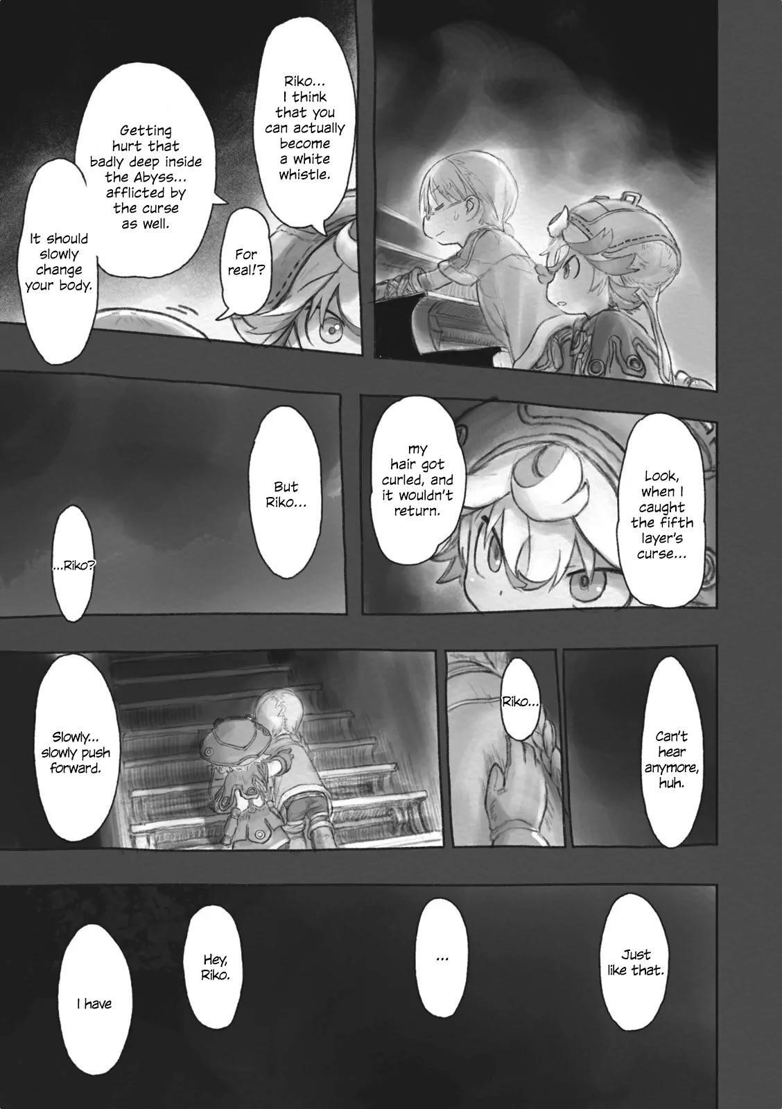 Made in Abyss Manga Chapter 33 page 10 - The True Nature of the Mask