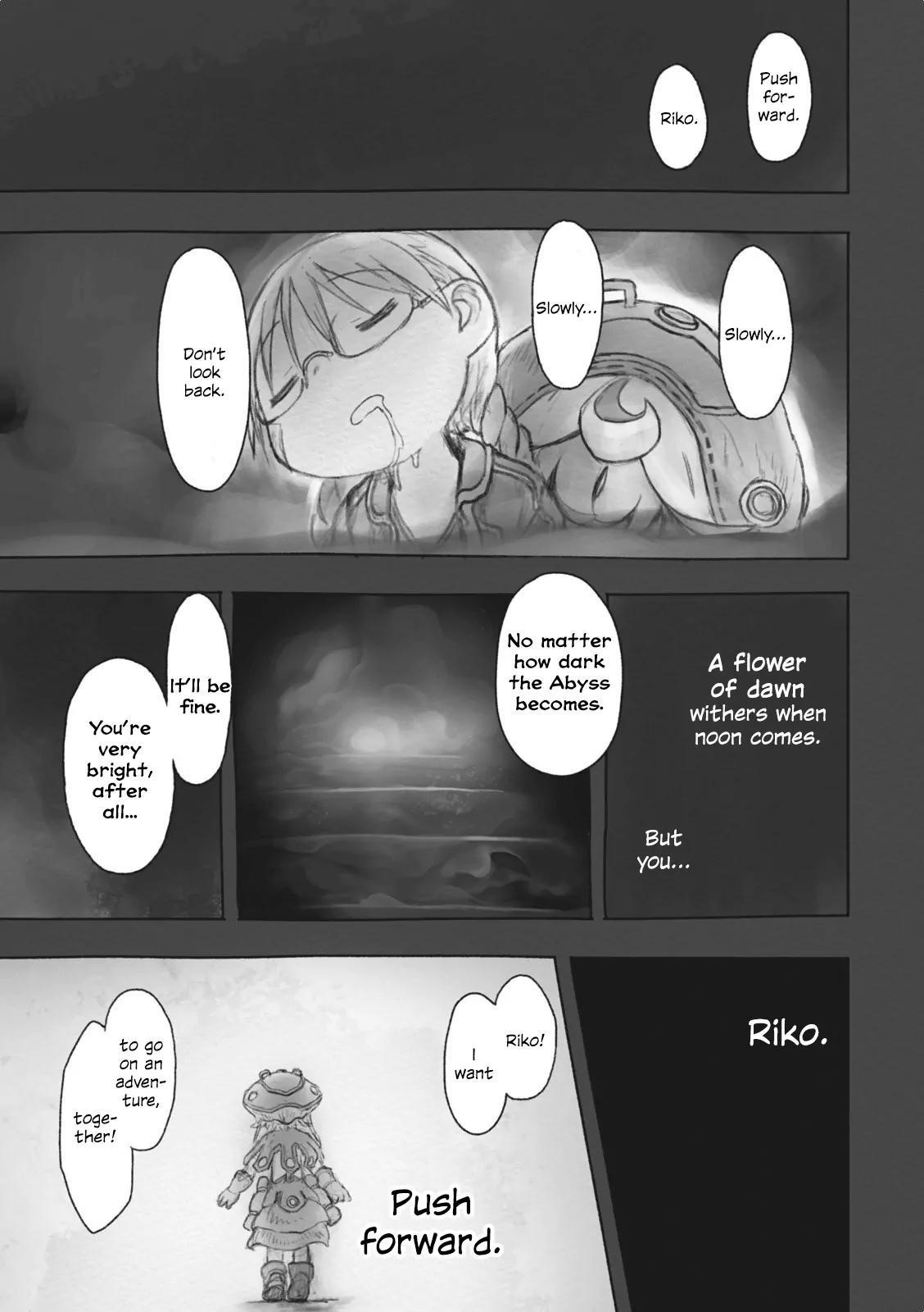 Made in Abyss Manga Chapter 33 page 12 - The True Nature of the Mask