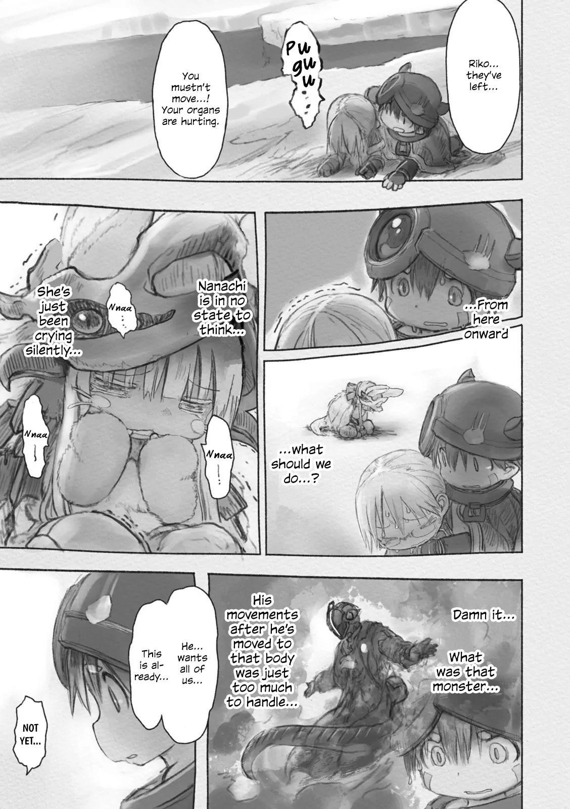 Made in Abyss Manga Chapter 33 page 14 - The True Nature of the Mask