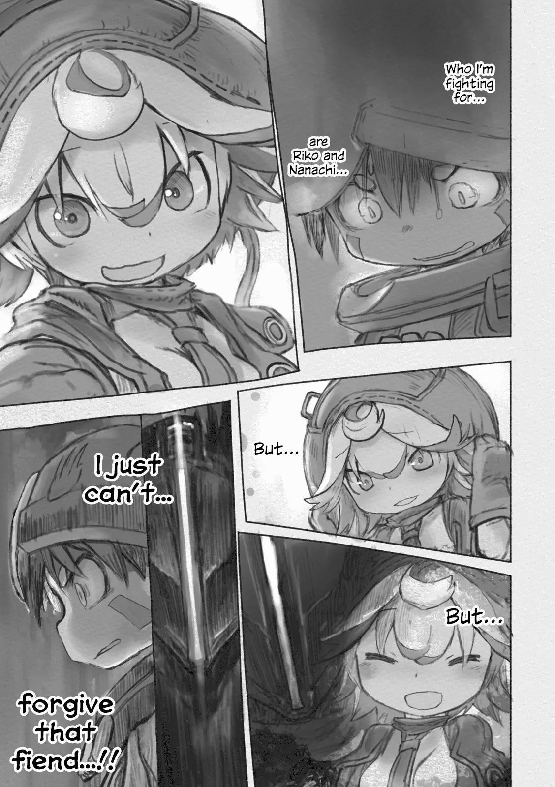 Made in Abyss Manga Chapter 33 page 28 - The True Nature of the Mask
