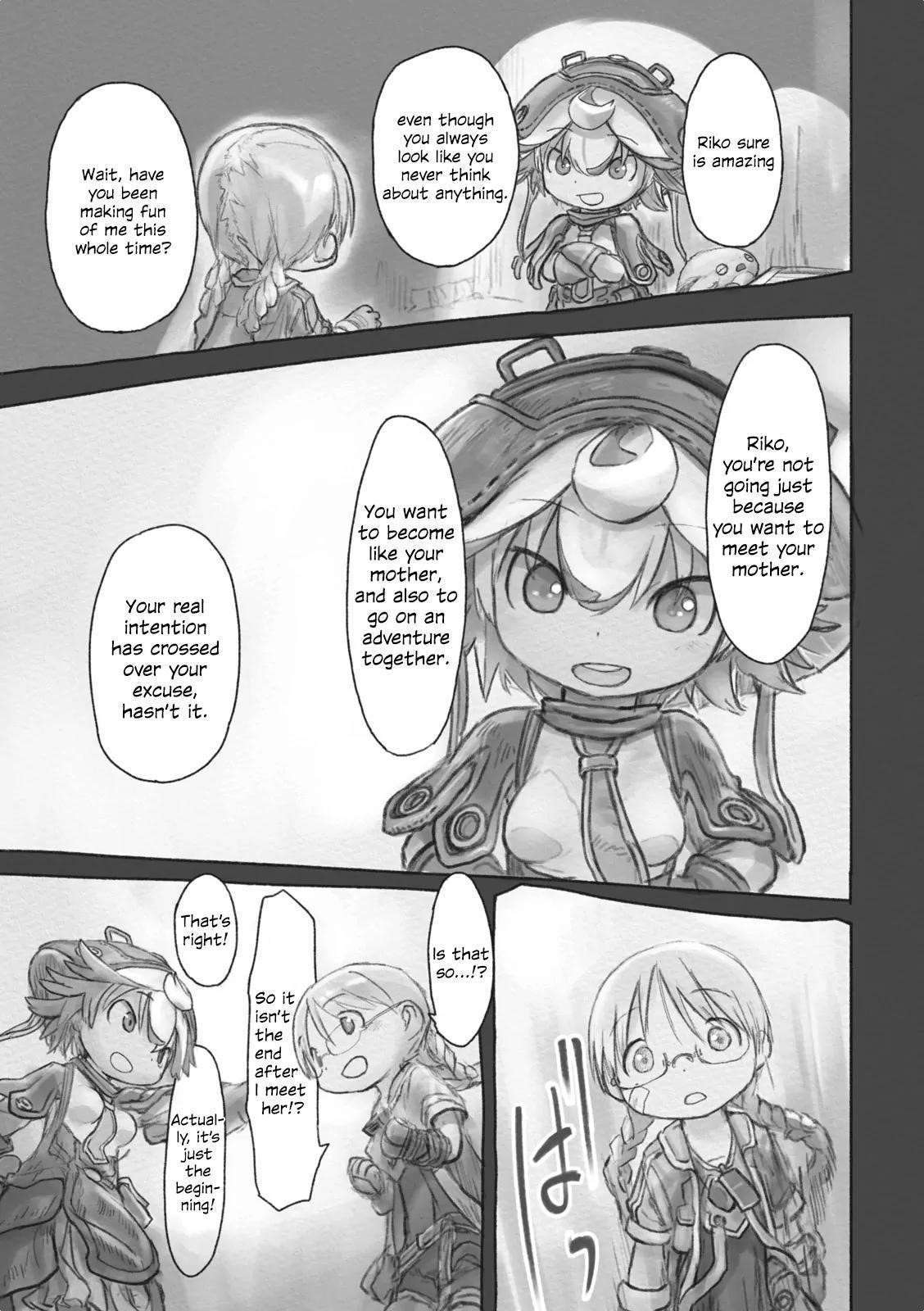 Made in Abyss Manga Chapter 33 page 8 - The True Nature of the Mask