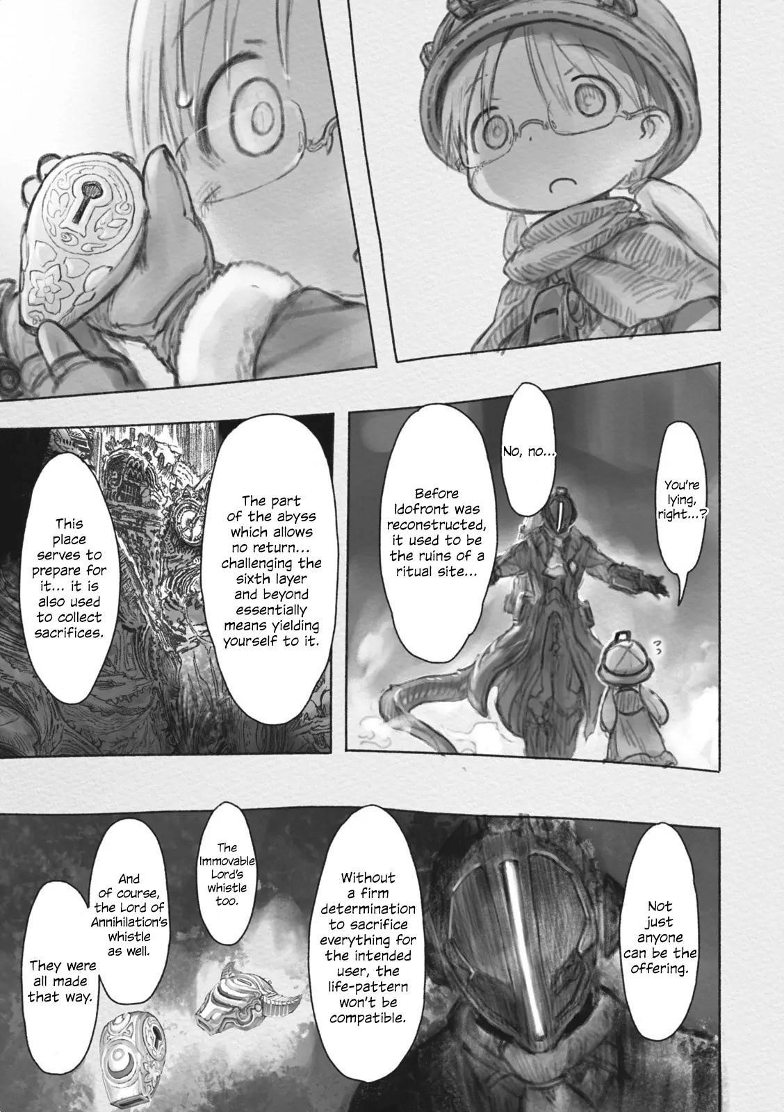 Made in Abyss Manga Chapter 34 page 13 - Counterattack