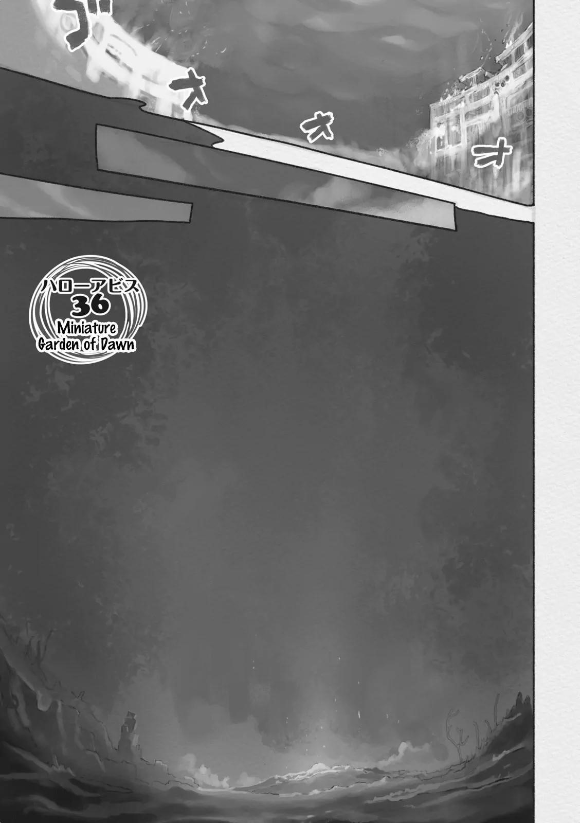 Made in Abyss Manga Chapter 36 page 1 - Miniature Garden of Dawn