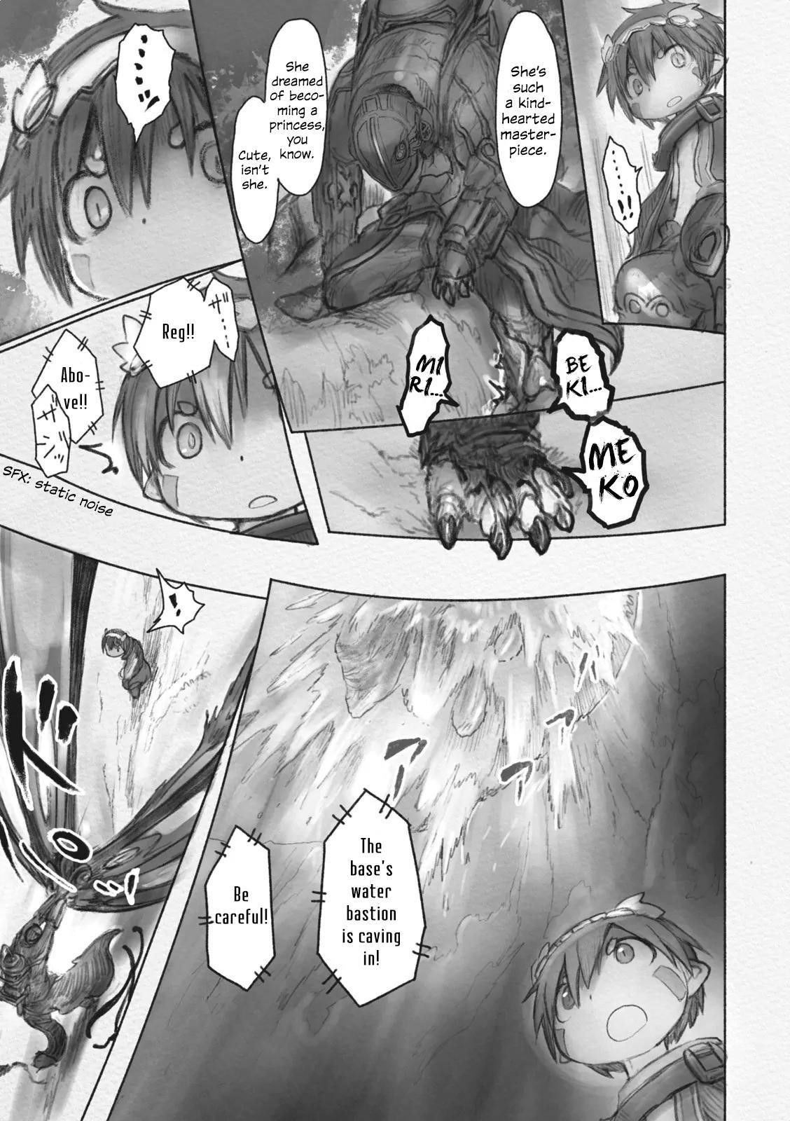 Made in Abyss Manga Chapter 36 page 17 - Miniature Garden of Dawn
