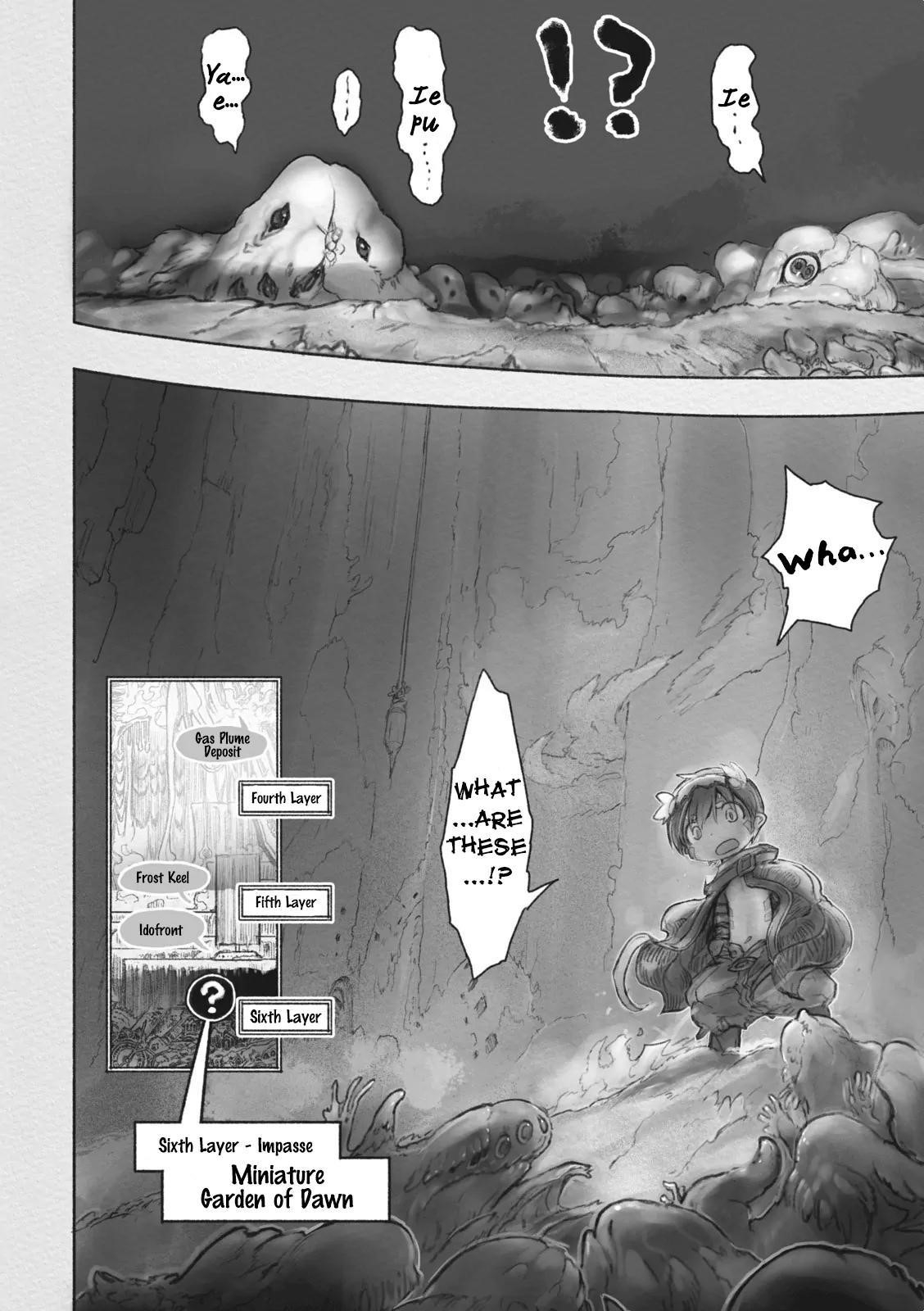 Made in Abyss Manga Chapter 36 page 4 - Miniature Garden of Dawn