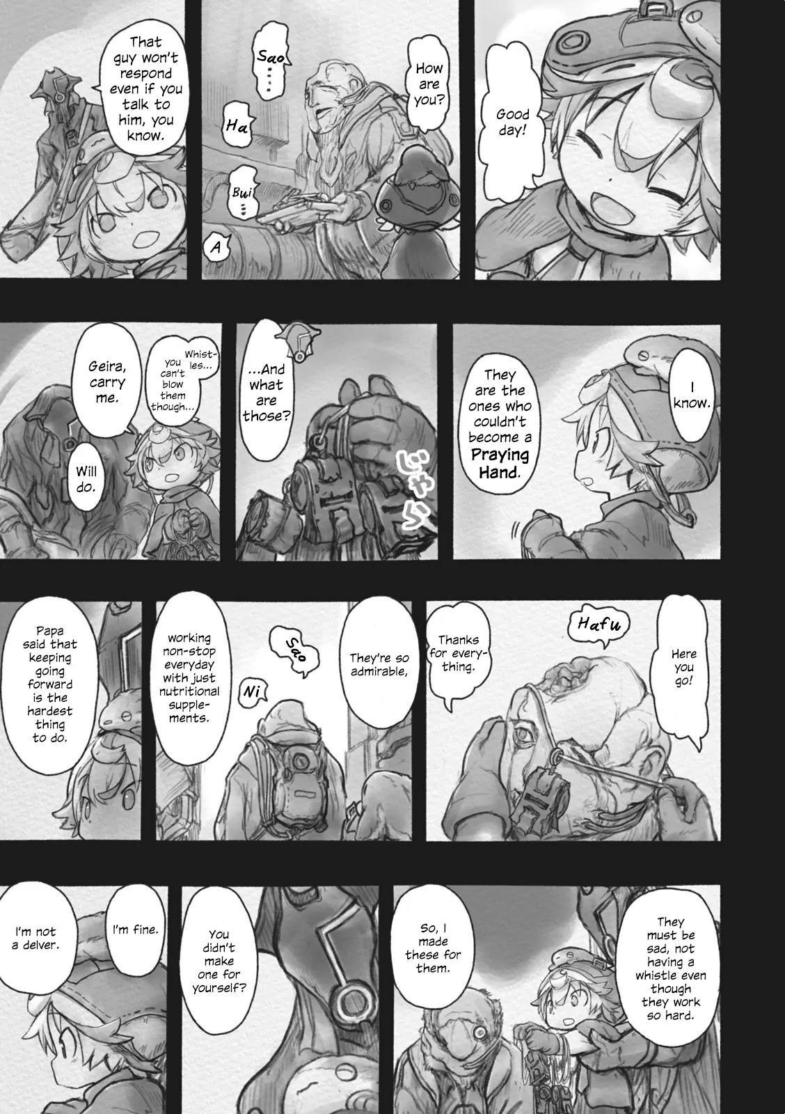 Made in Abyss Manga Chapter 37 page 17 - Flower of Dawn