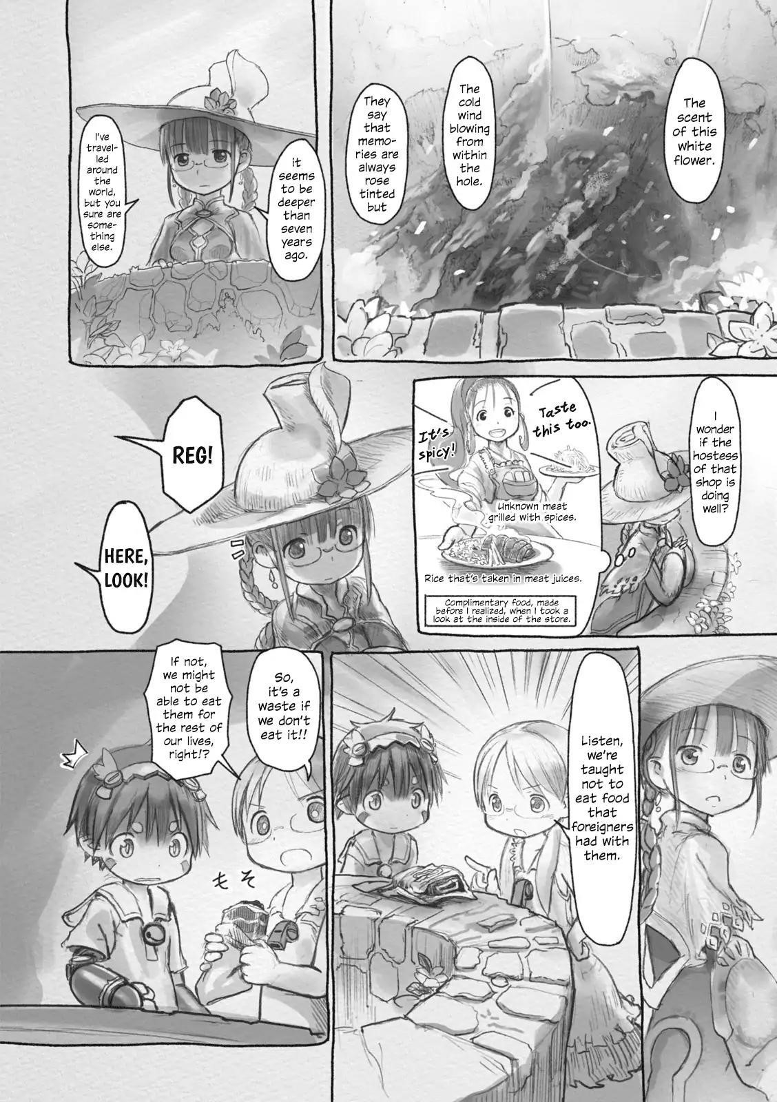 Made in Abyss Manga Chapter 38.5 page 7 - Side Story 1: Reg