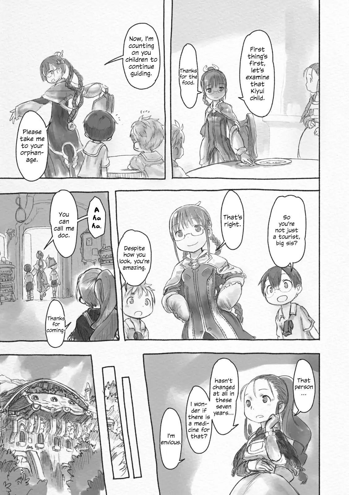 Made in Abyss Manga Chapter 42.1 page 6 - Side Story 2: Mio