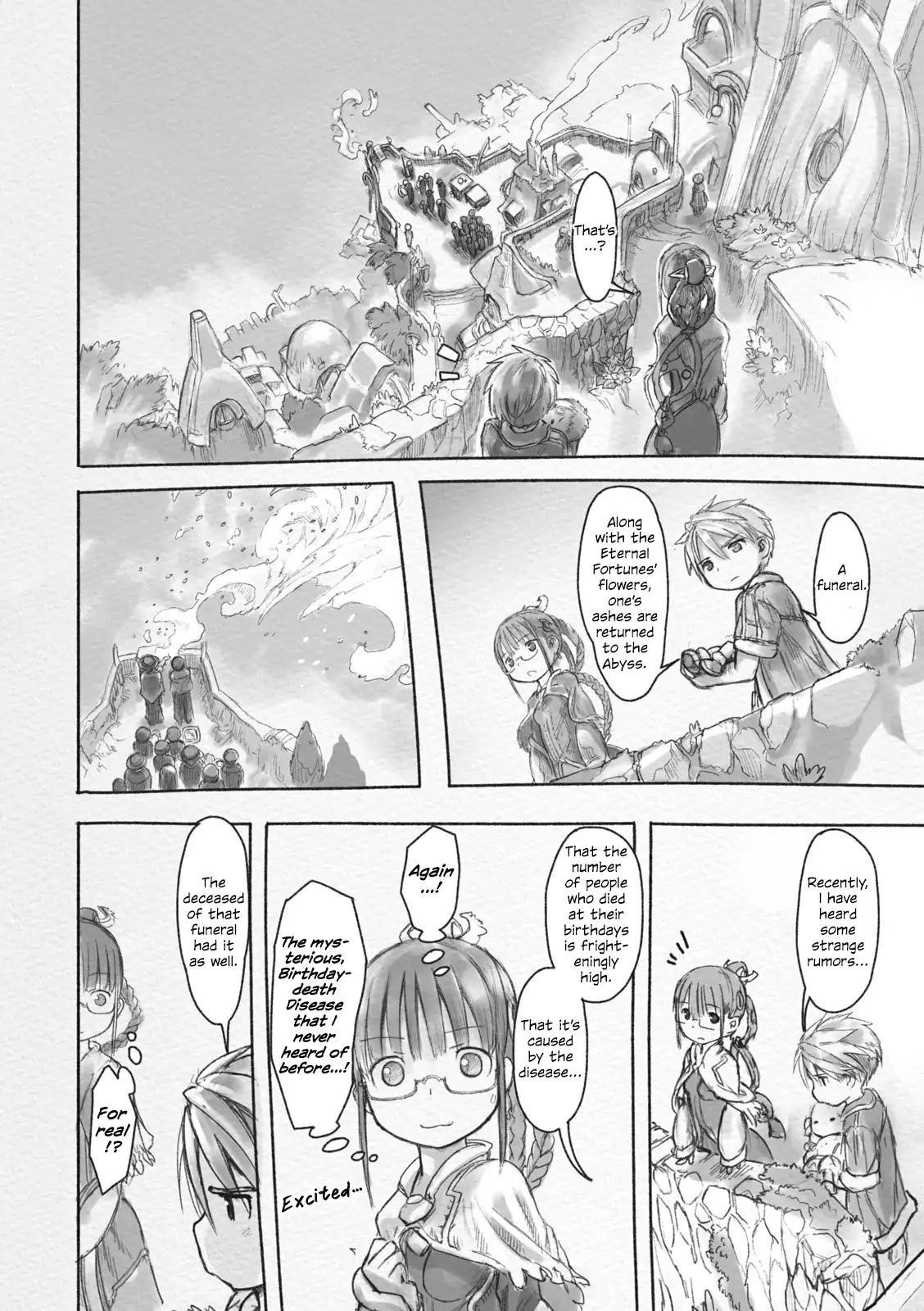 Made in Abyss Manga Chapter 42.1 page 9 - Side Story 2: Mio