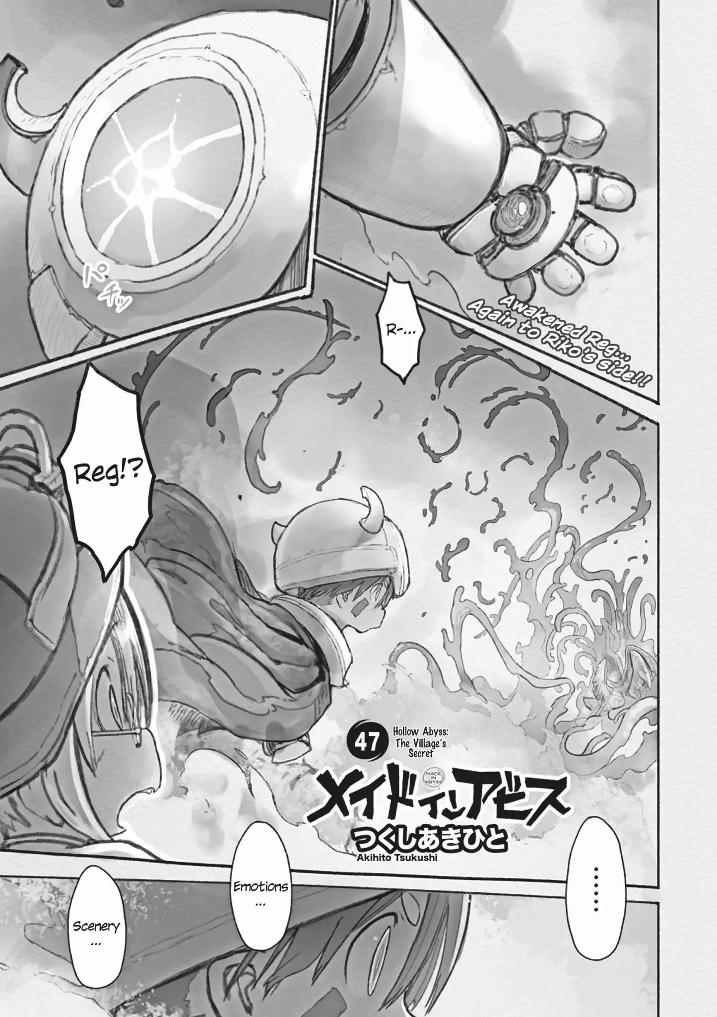 Made in Abyss Manga Chapter 47 page 1 - The Secret of the Village