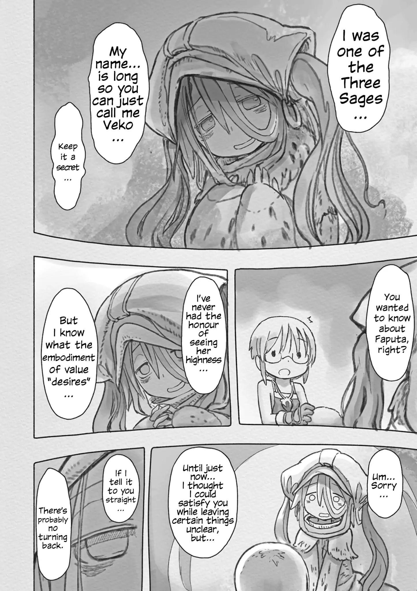 Made in Abyss Manga Chapter 47 page 16 - The Secret of the Village