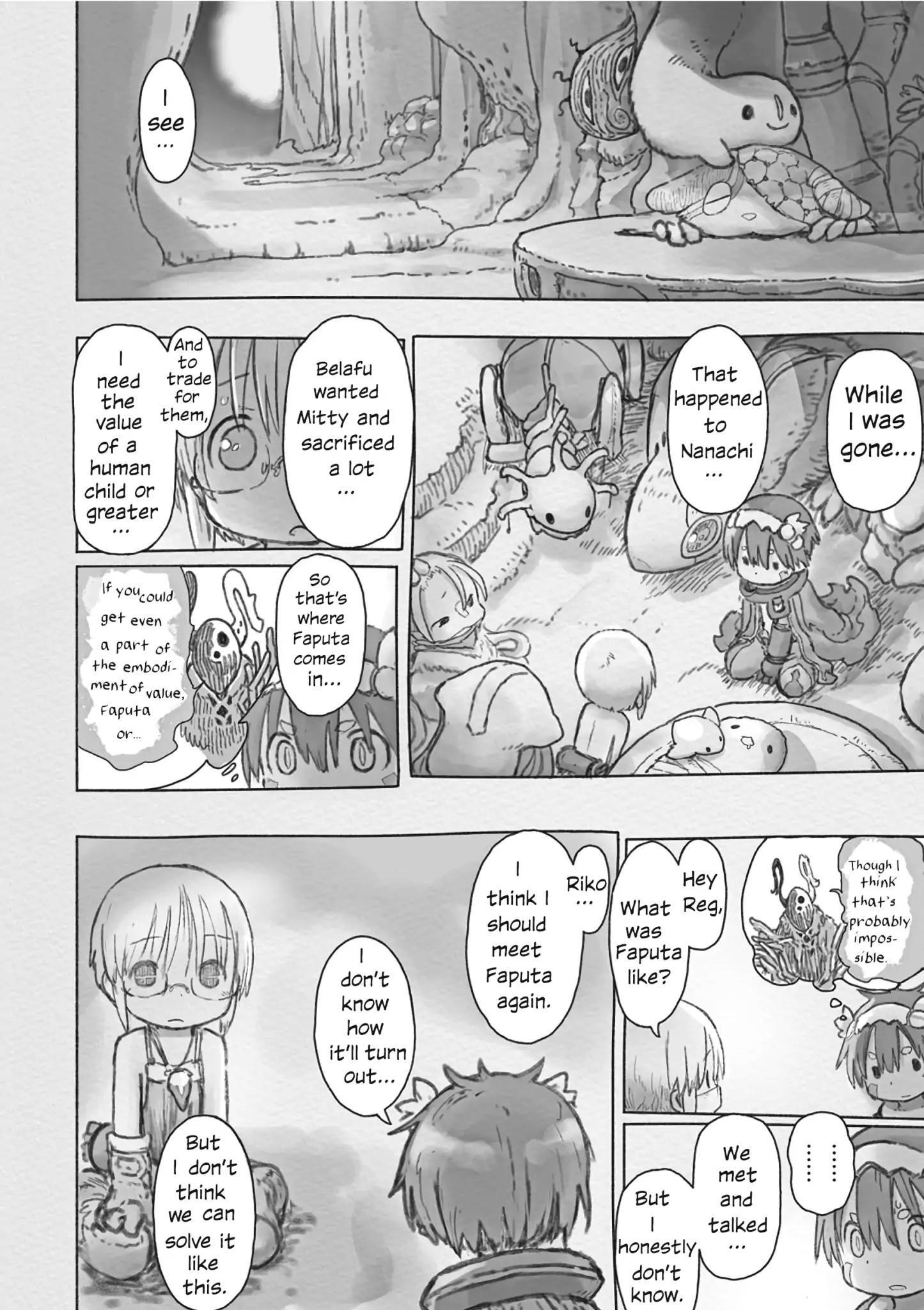 Made in Abyss Manga Chapter 47 page 8 - The Secret of the Village