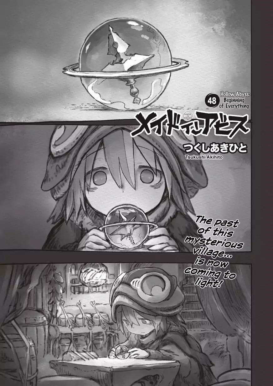 Made in Abyss Manga Chapter 48 page 1 - The Compass Pointed to the Darkness