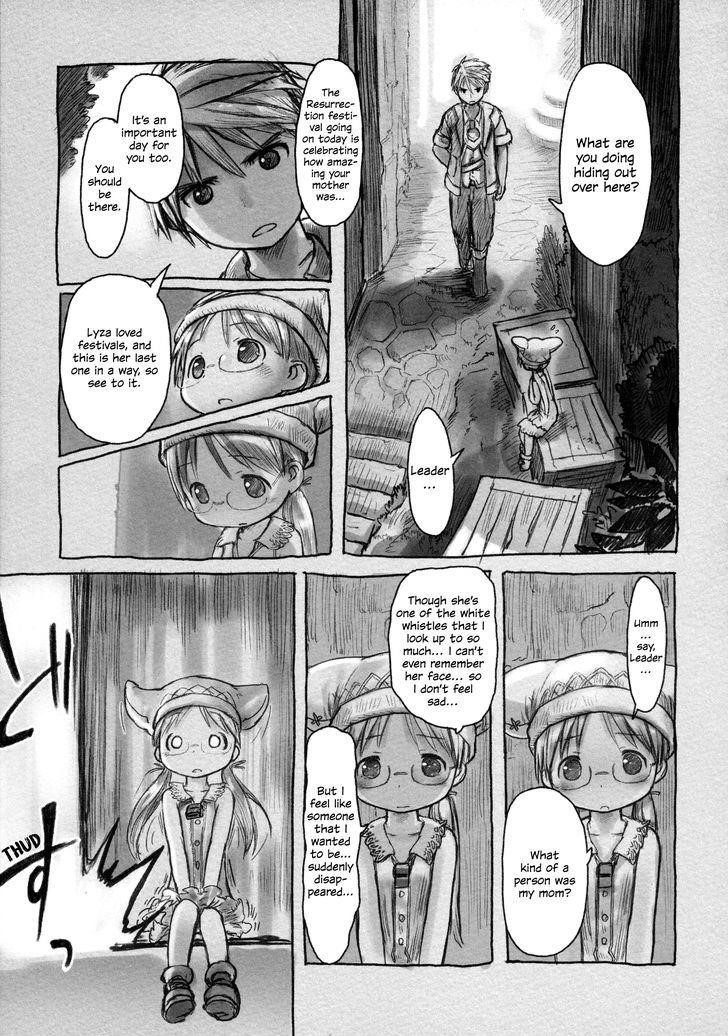 Made in Abyss Manga Chapter 5 page 9 - Resurrection Festival
