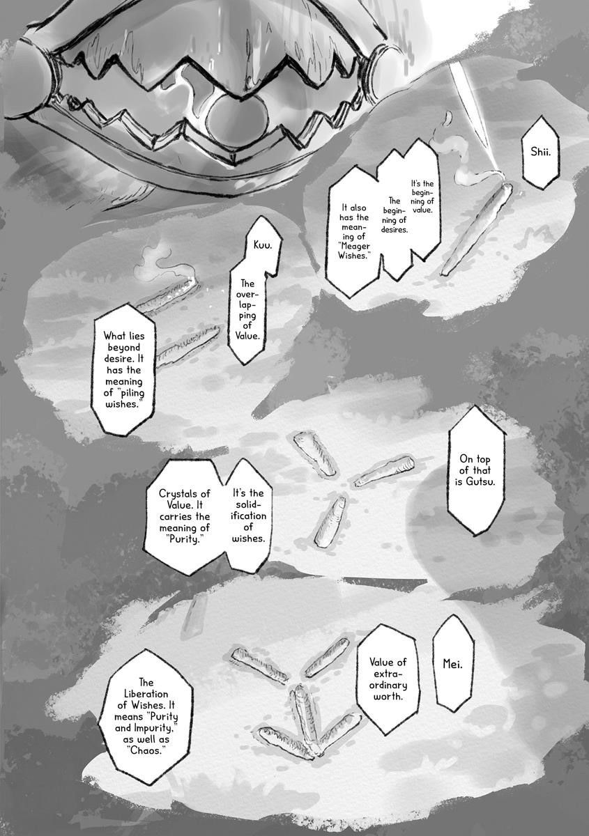 Made in Abyss Manga Chapter 51.5 page 15 - Volume 8 Extras