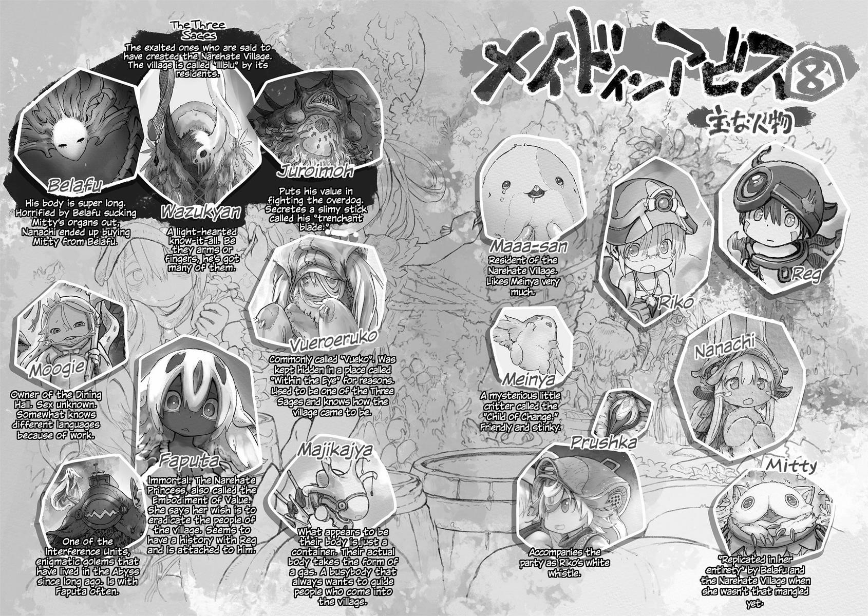 Made in Abyss Manga Chapter 51.5 page 2 - Volume 8 Extras